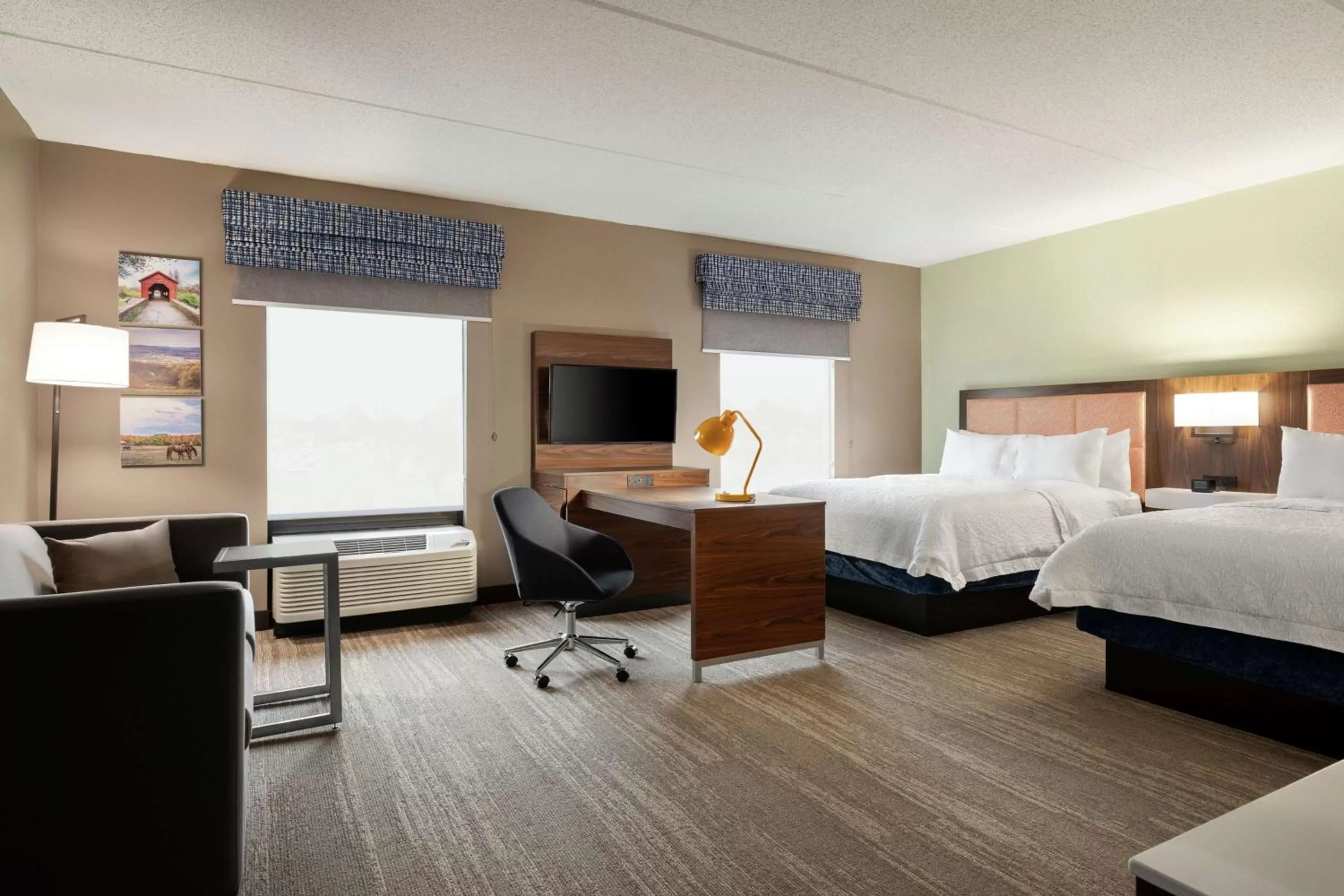 Queen Studio Suite with Two Queen Beds - Non-Smoking in Hampton Inn & Suites Frederick/Fort Detrick