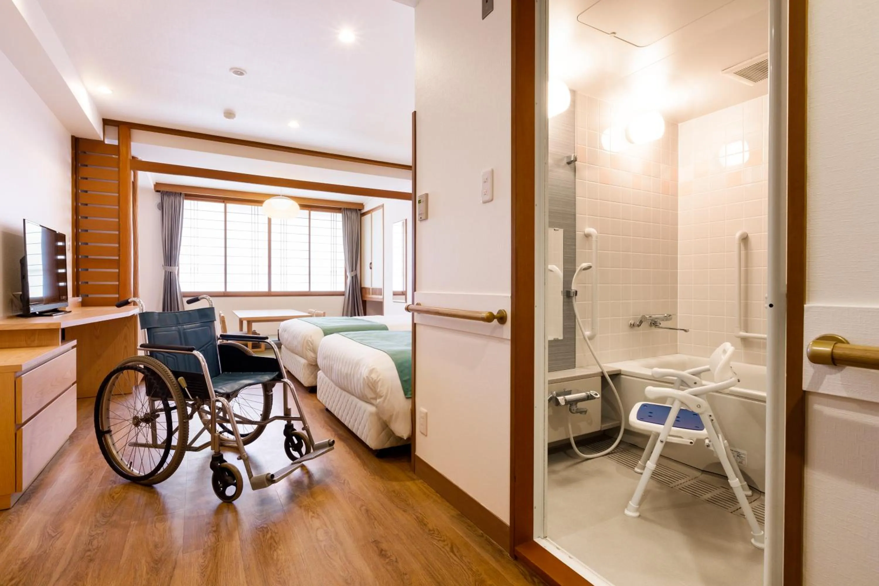 Twin Room with Tatami Area - Disability Access in Kitayuzawa Mori no Soraniwa