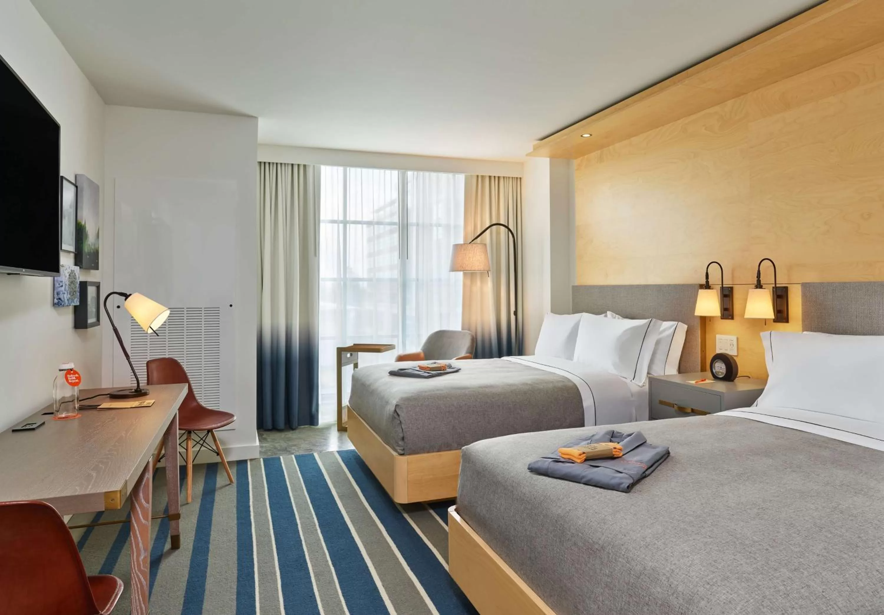 Queen Room with City View in Canopy By Hilton Washington DC Bethesda North