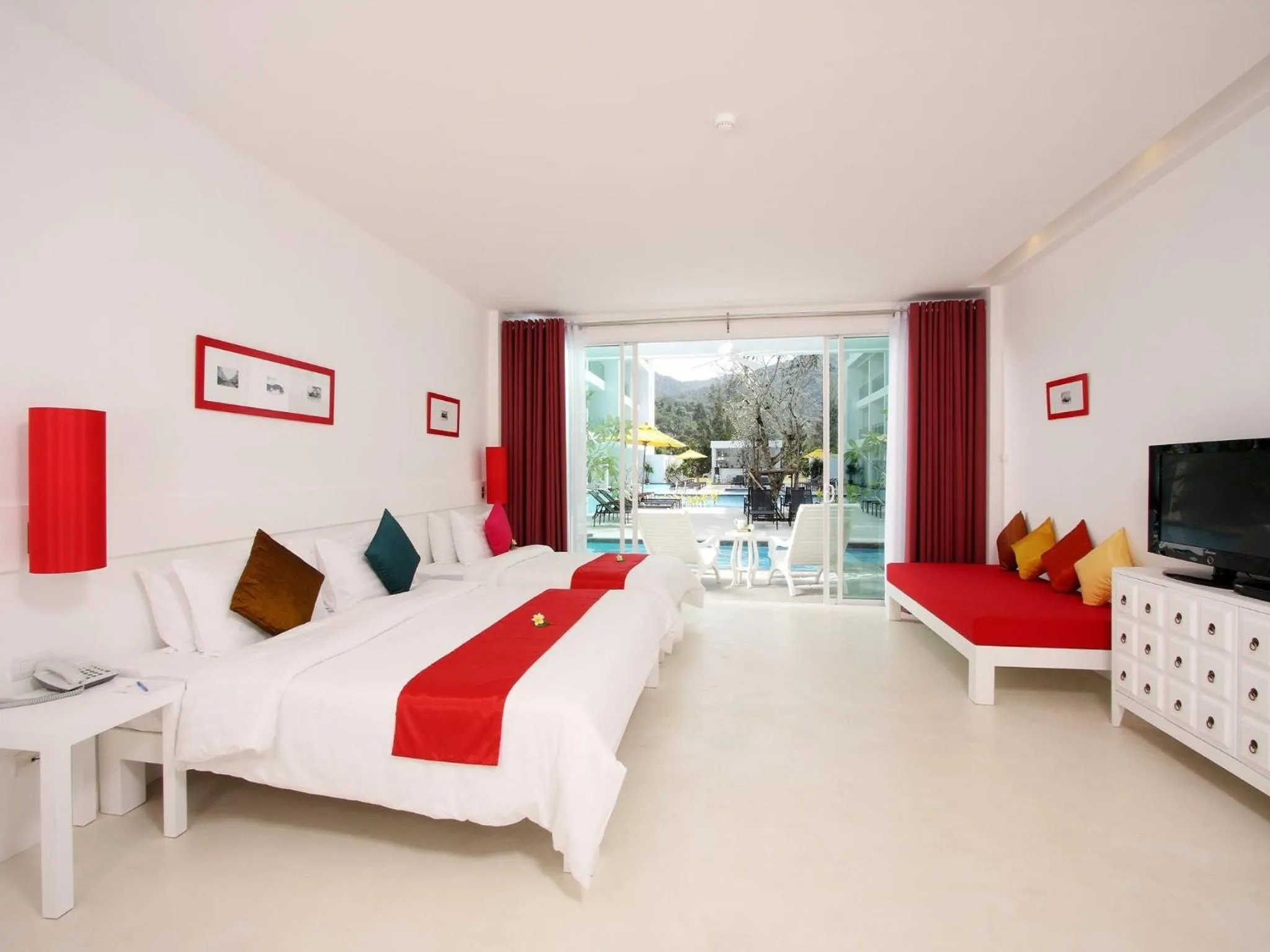 Deluxe Double Room with Pool Access - Serene Wing in The Old Phuket - Karon Beach Resort - SHA Plus