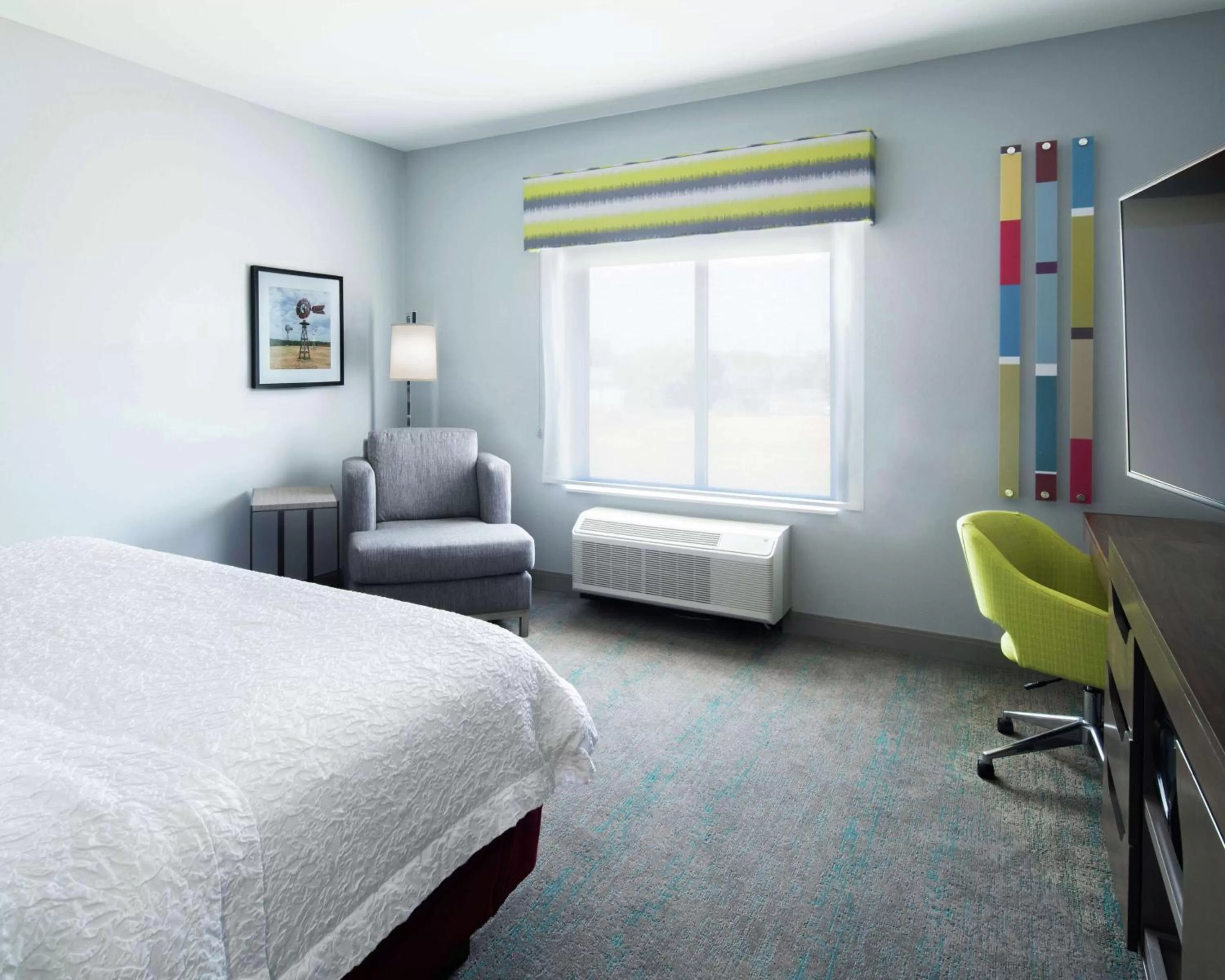 King Room with Sofa Bed and Study - Non-Smoking in Hampton Inn & Suites Lubbock