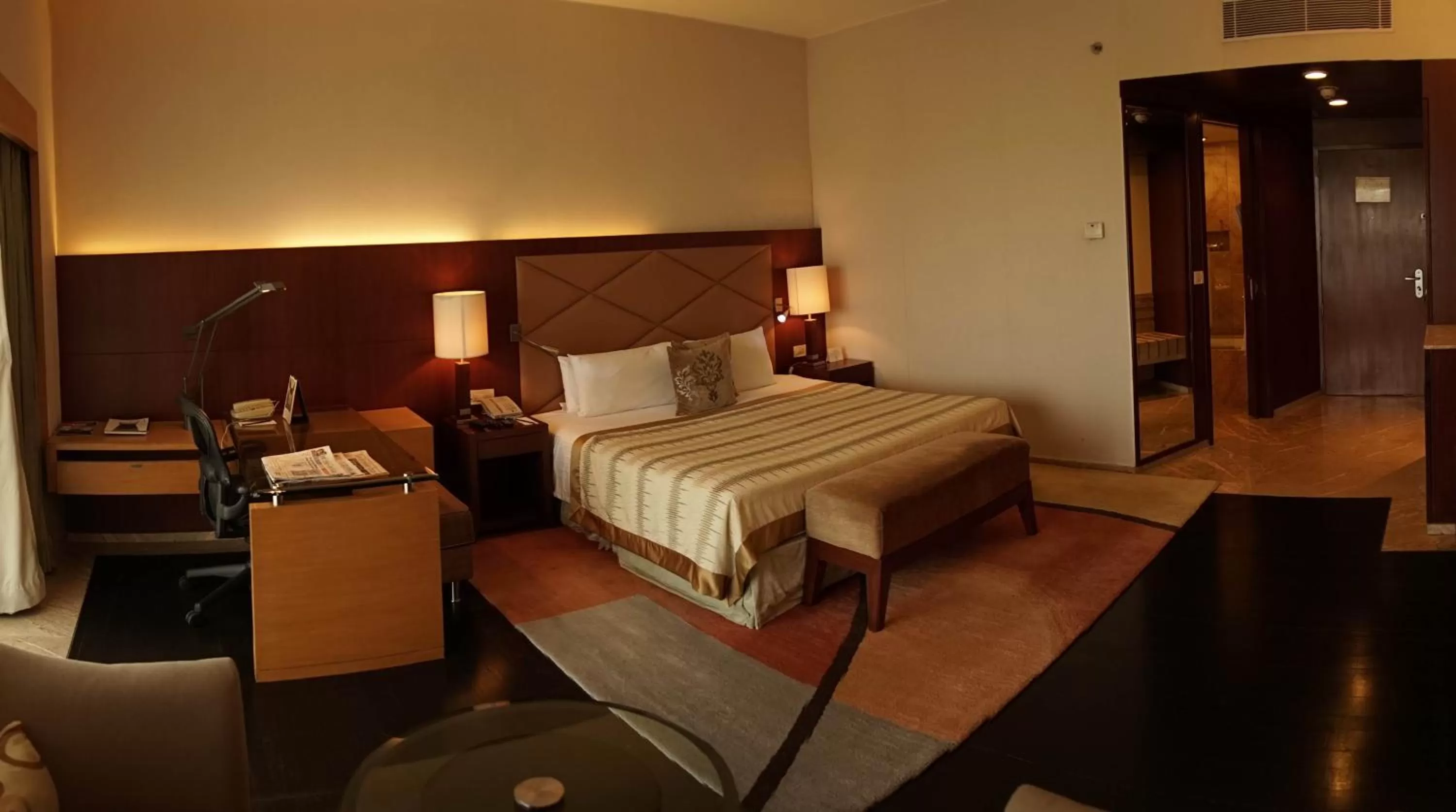 Luxury Suite  with one-way airport transfer & Lounge Access in Taj Chandigarh
