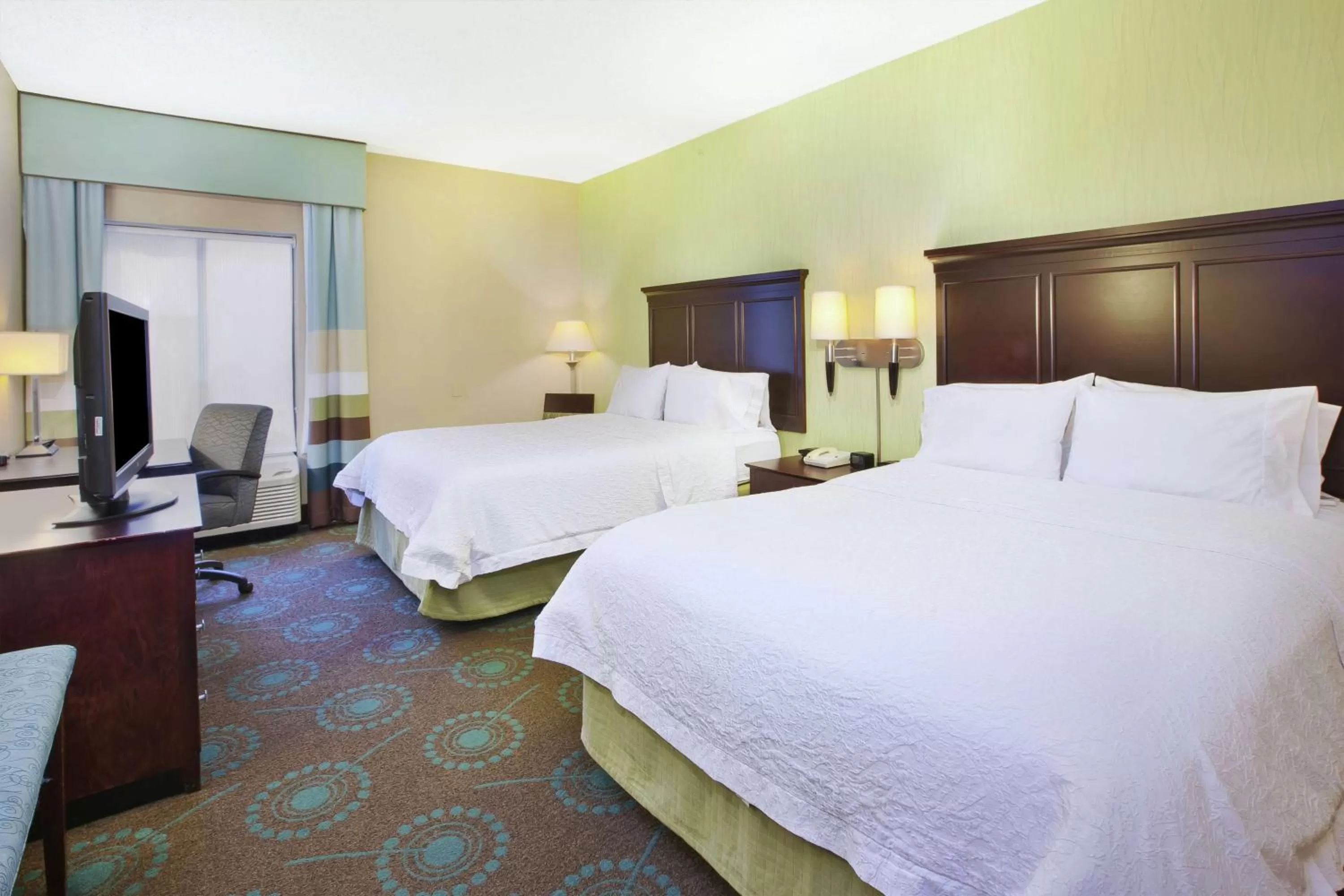 Queen Room with Two Queen Beds - Non-Smoking in Hampton Inn & Suites South Bend