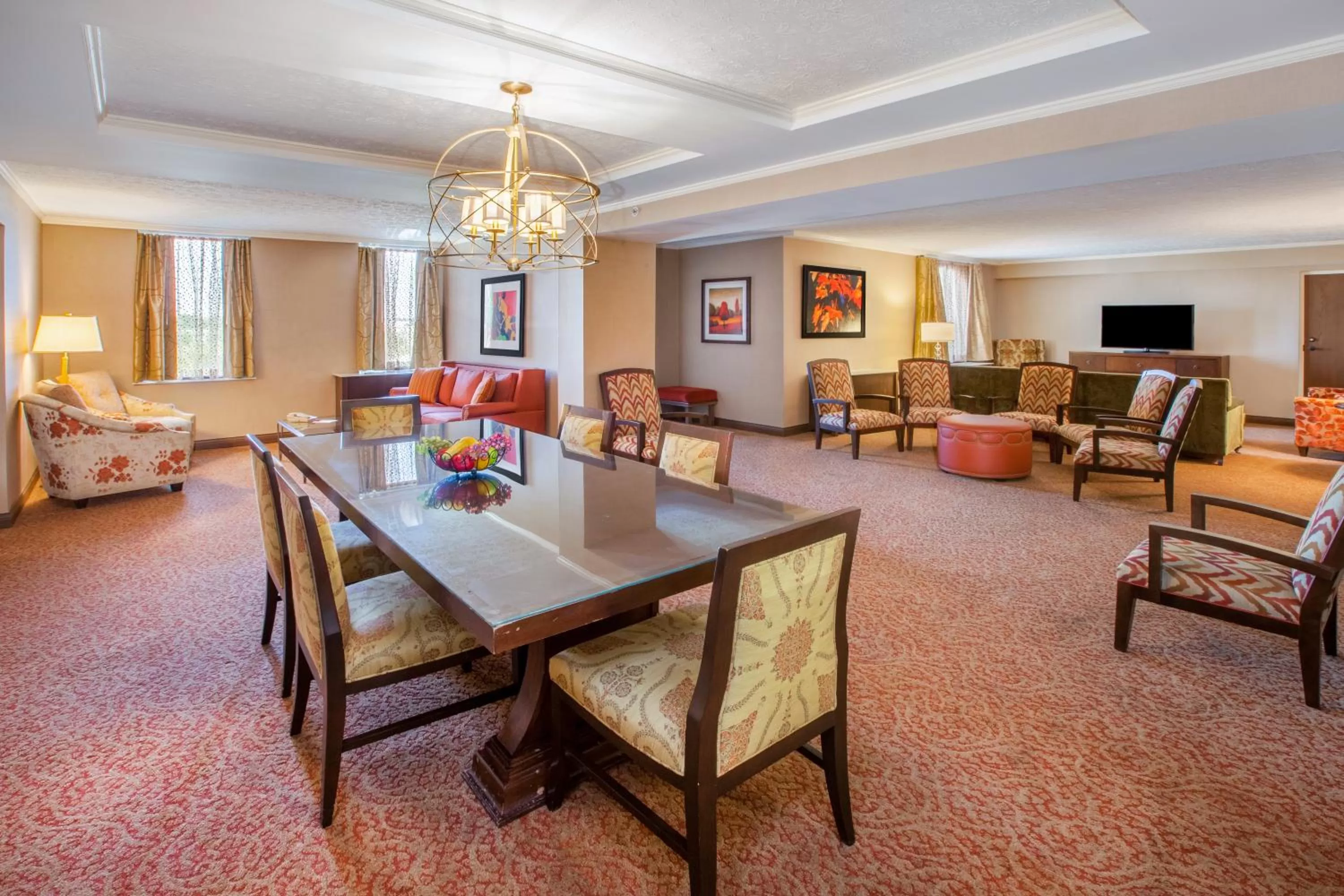 Presidential King Suite in Crowne Plaza Louisville Airport Expo Ctr by IHG