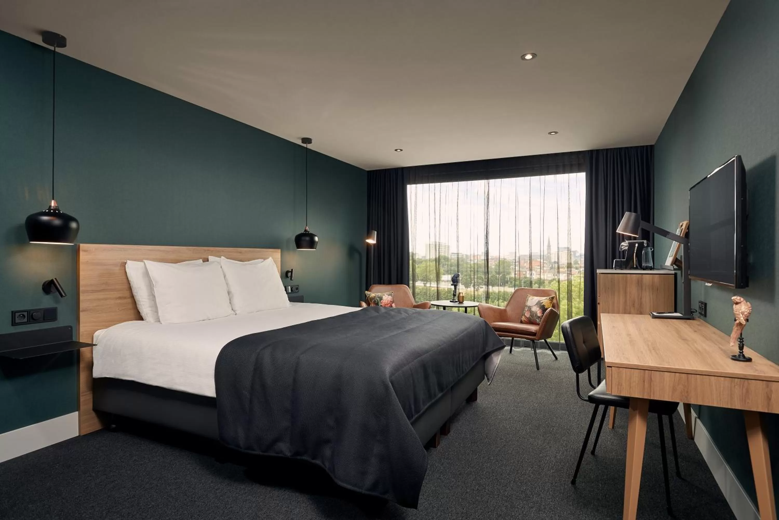 Deluxe Double Room in Van der Valk Hotel Antwerpen
