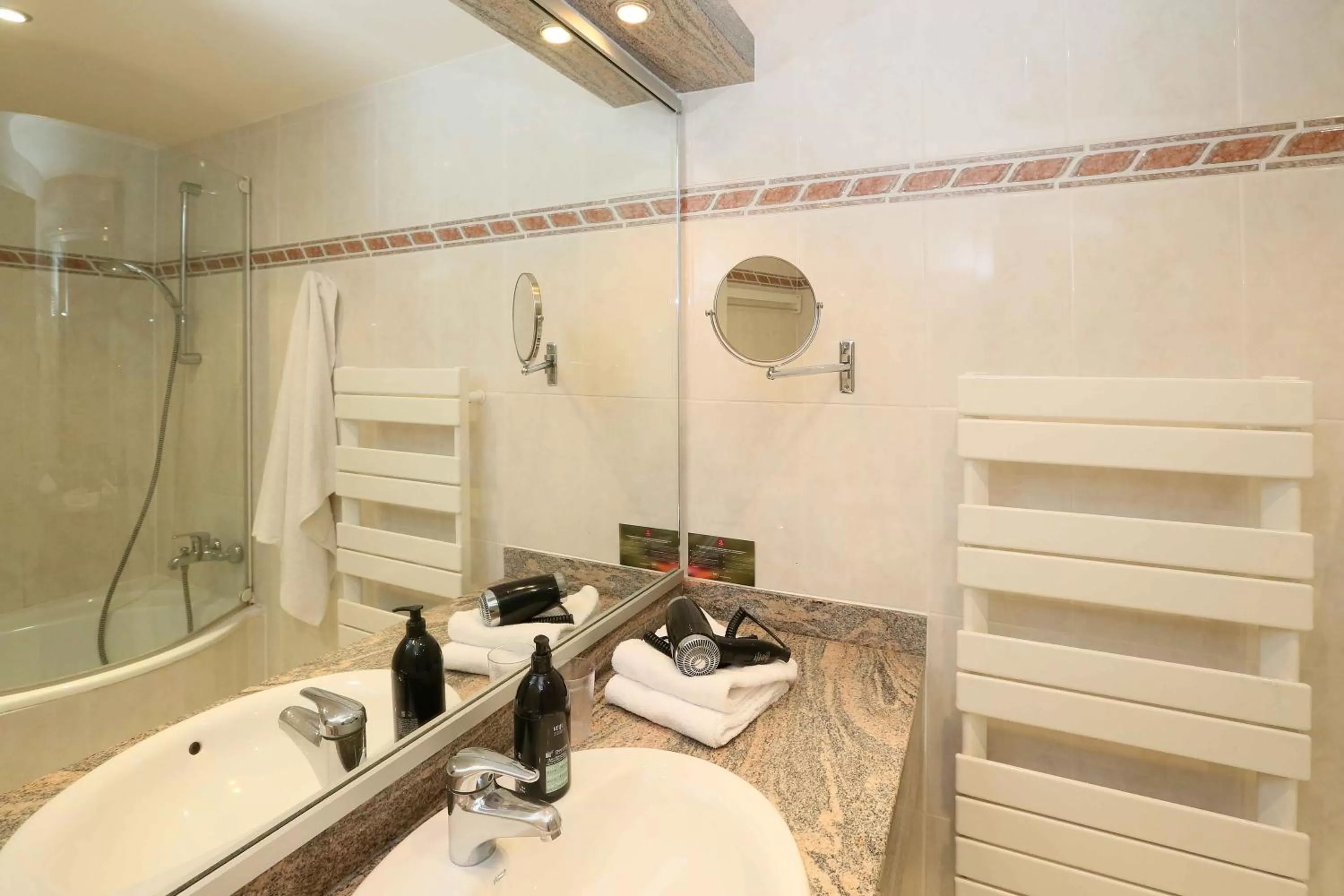Large Studio with Twin Beds (2 Adults) in Aparthotel Adagio Geneve Saint Genis Pouilly