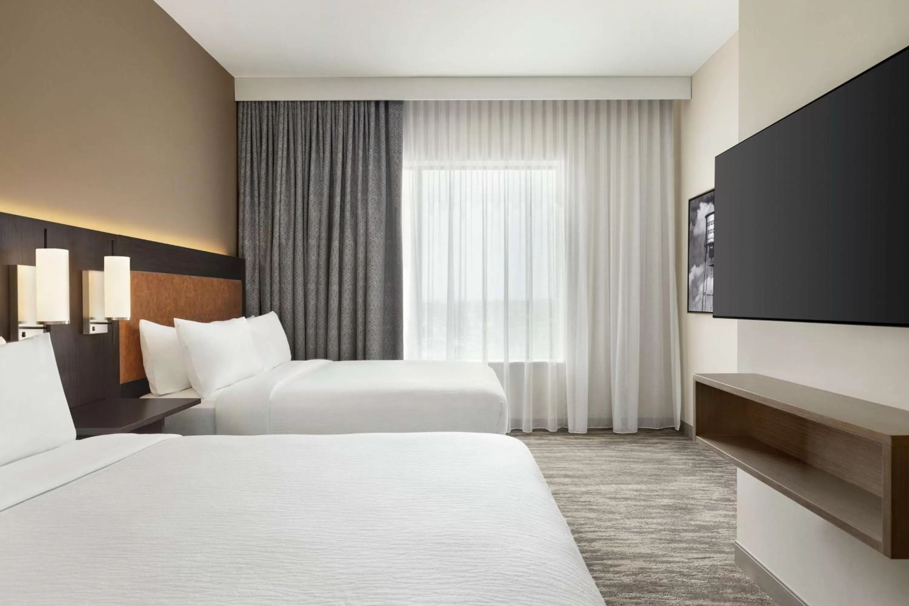 Queen Suite with Two Queen Beds - Hearing Accessible/Non-Smoking in Embassy Suites by Hilton Round Rock