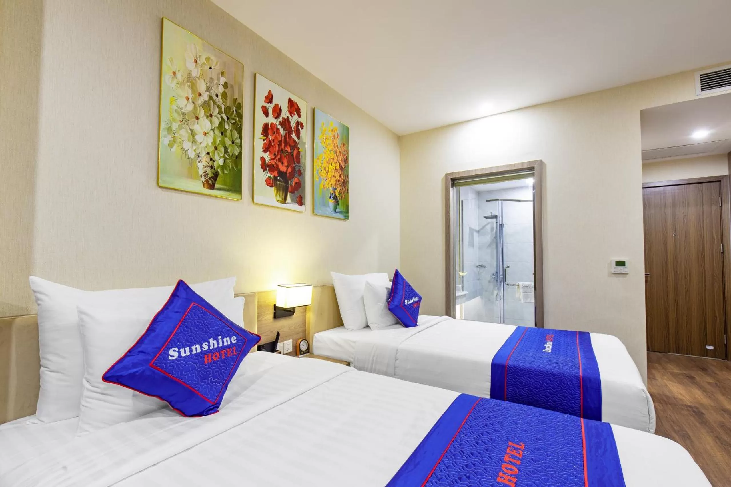 Bed in Sunshine Hotel Móng Cái