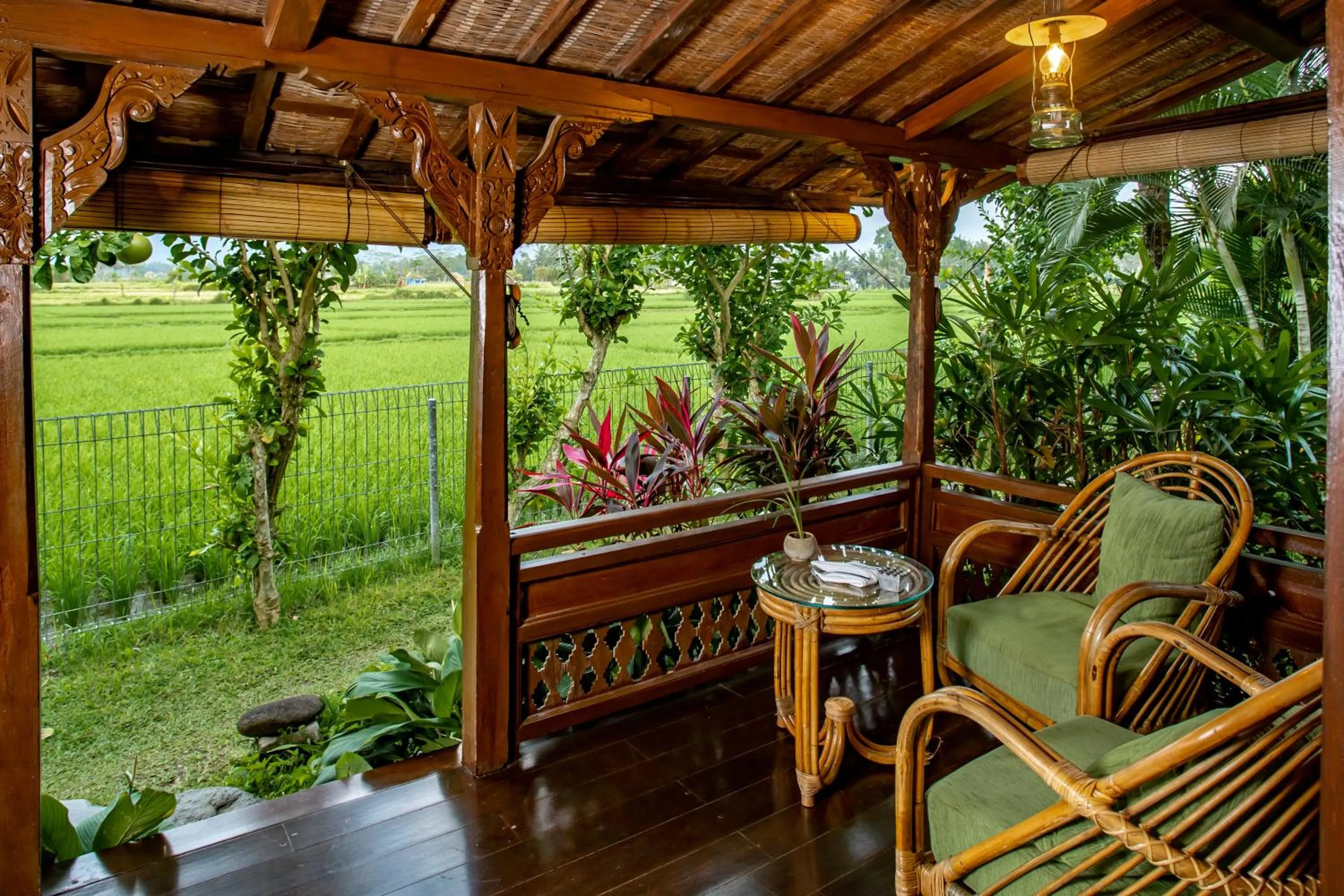 Wooden Suite with Paddy View in Arya Villas Ubud