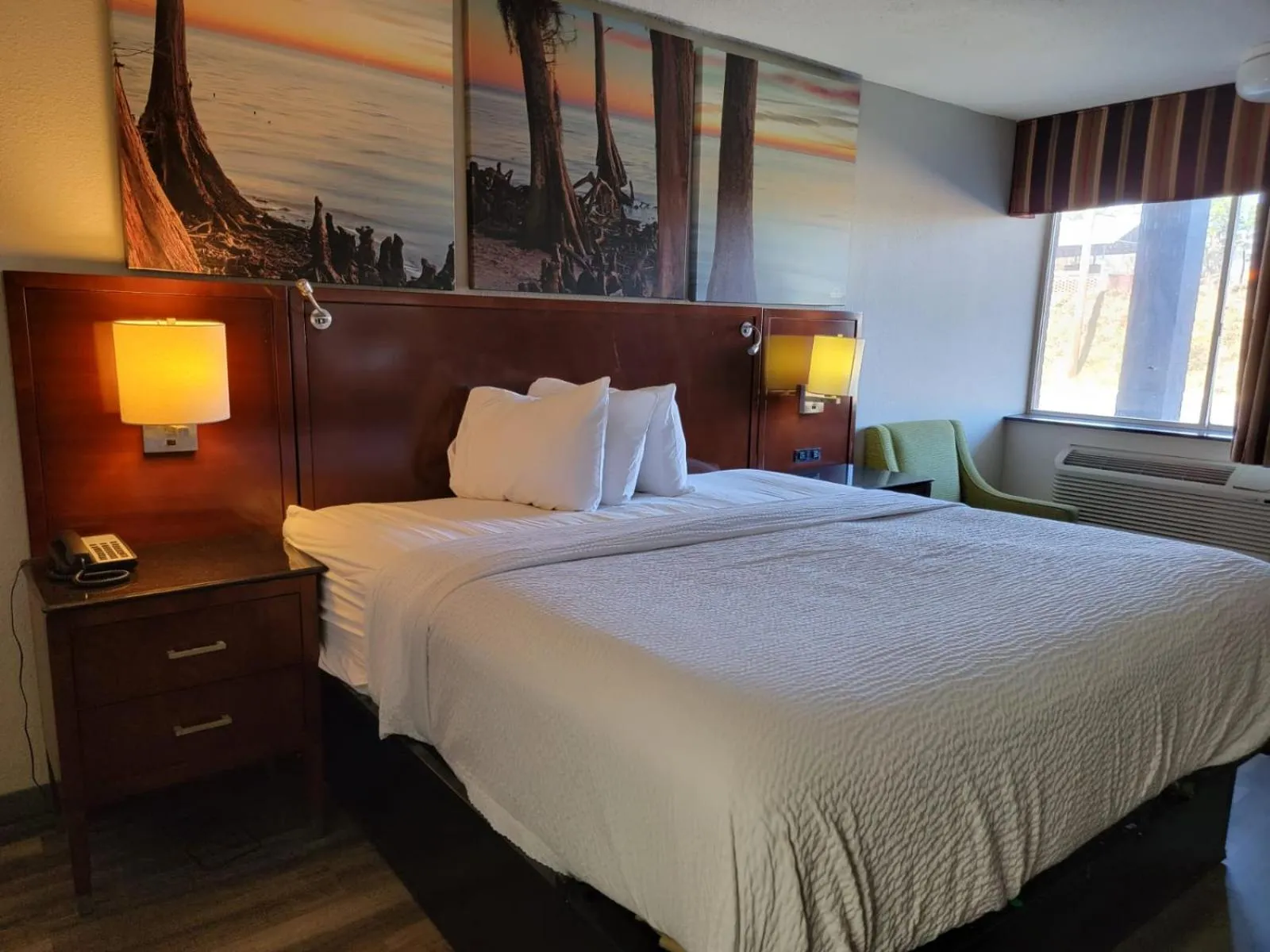 King Room with Mobility Accessible Bath Tub with Grab Bars - Non-Smoking in Days Inn by Wyndham Dothan