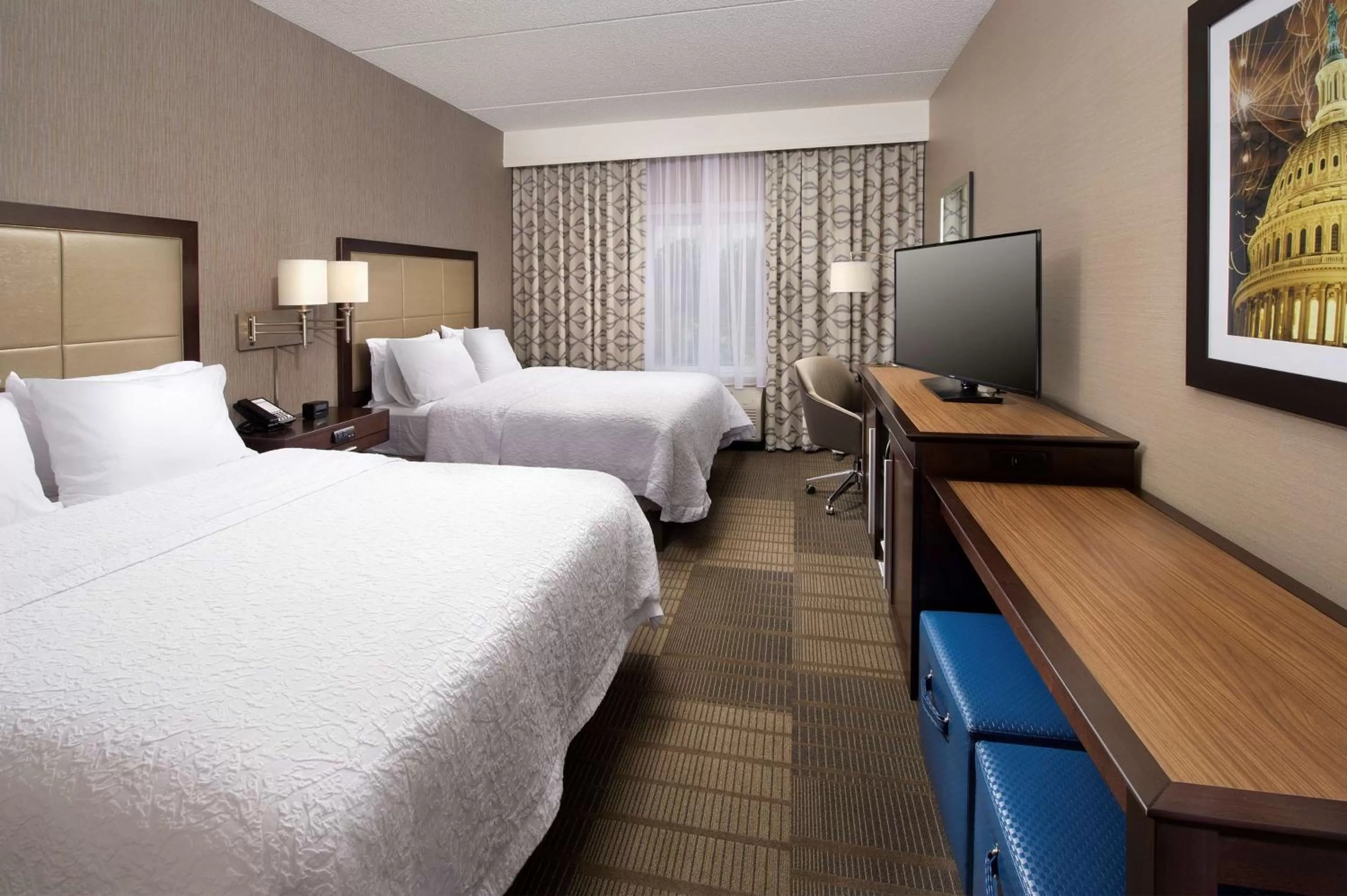 Premium Queen Studio with Two Queen Beds - Non-Smoking in Hampton Inn & Suites Falls Church