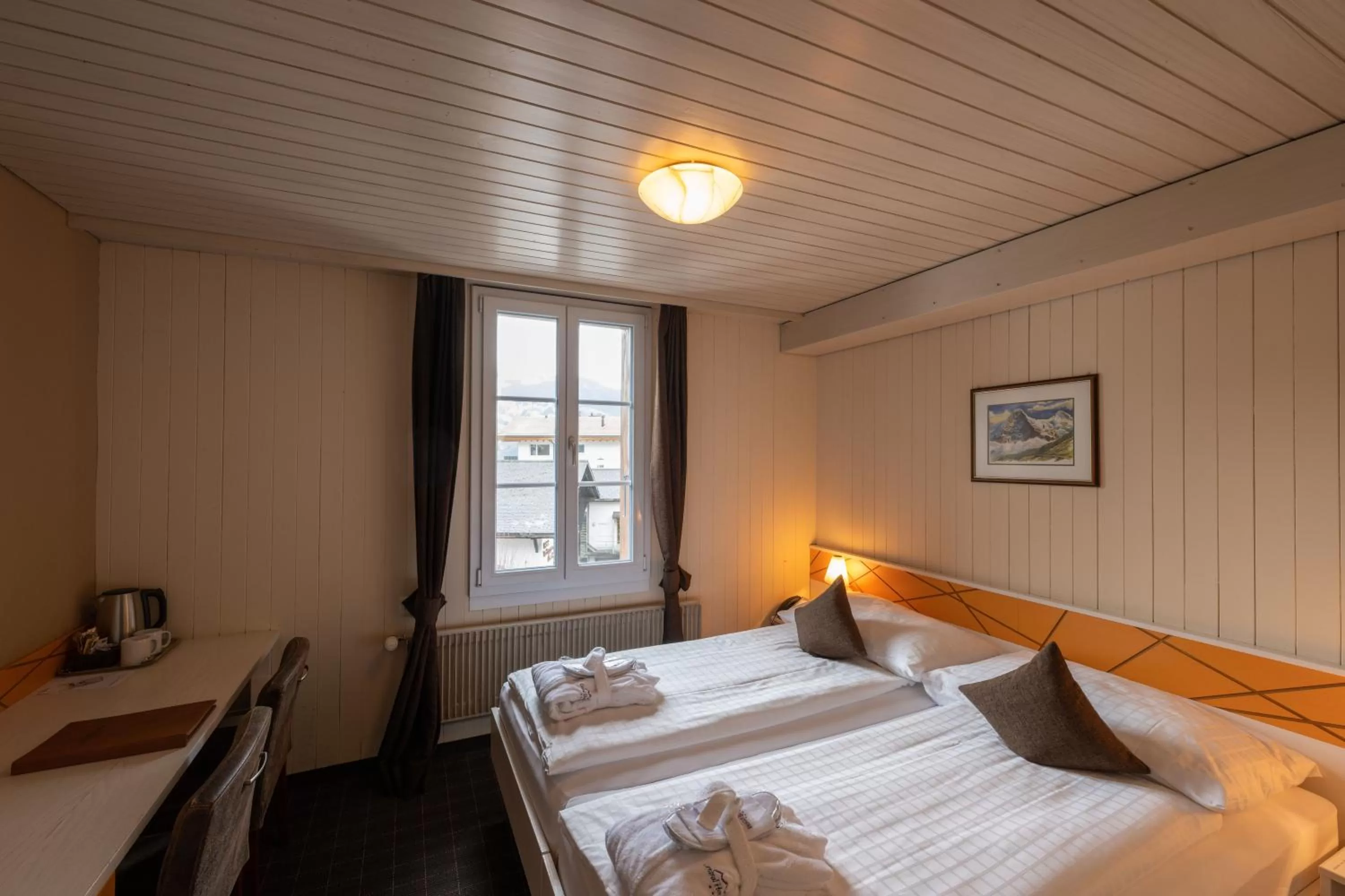 Budget Double Room in Hotel Spinne Grindelwald