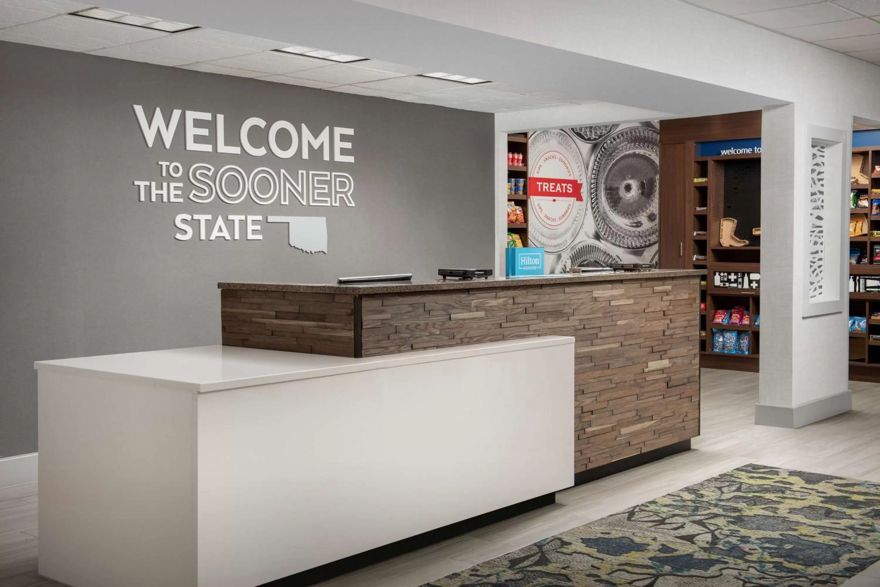Lobby or reception in Hampton Inn Duncan