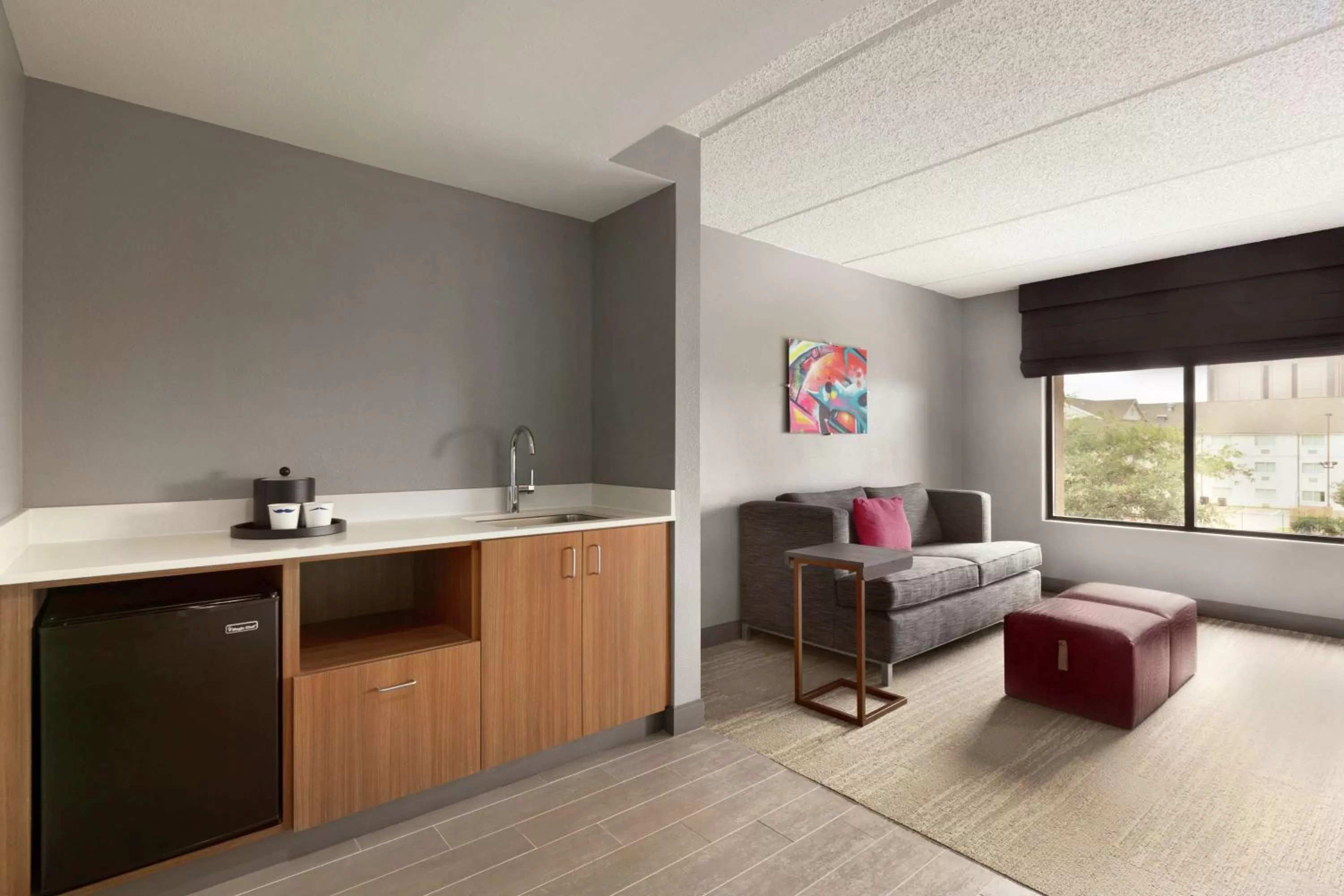 Studio Suite with Two Queen Beds and Sofa Bed - Non-Smoking in Hampton Inn - Houston/Brookhollow