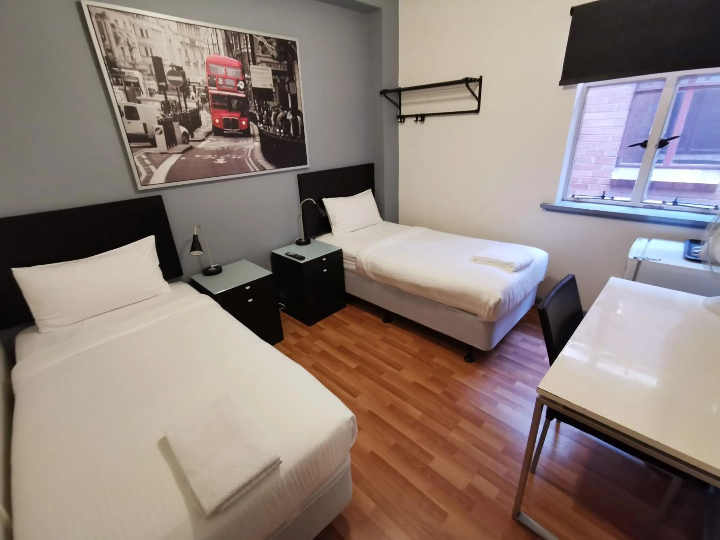 Twin Room with Shared Bathroom in City Centre Budget Hotel