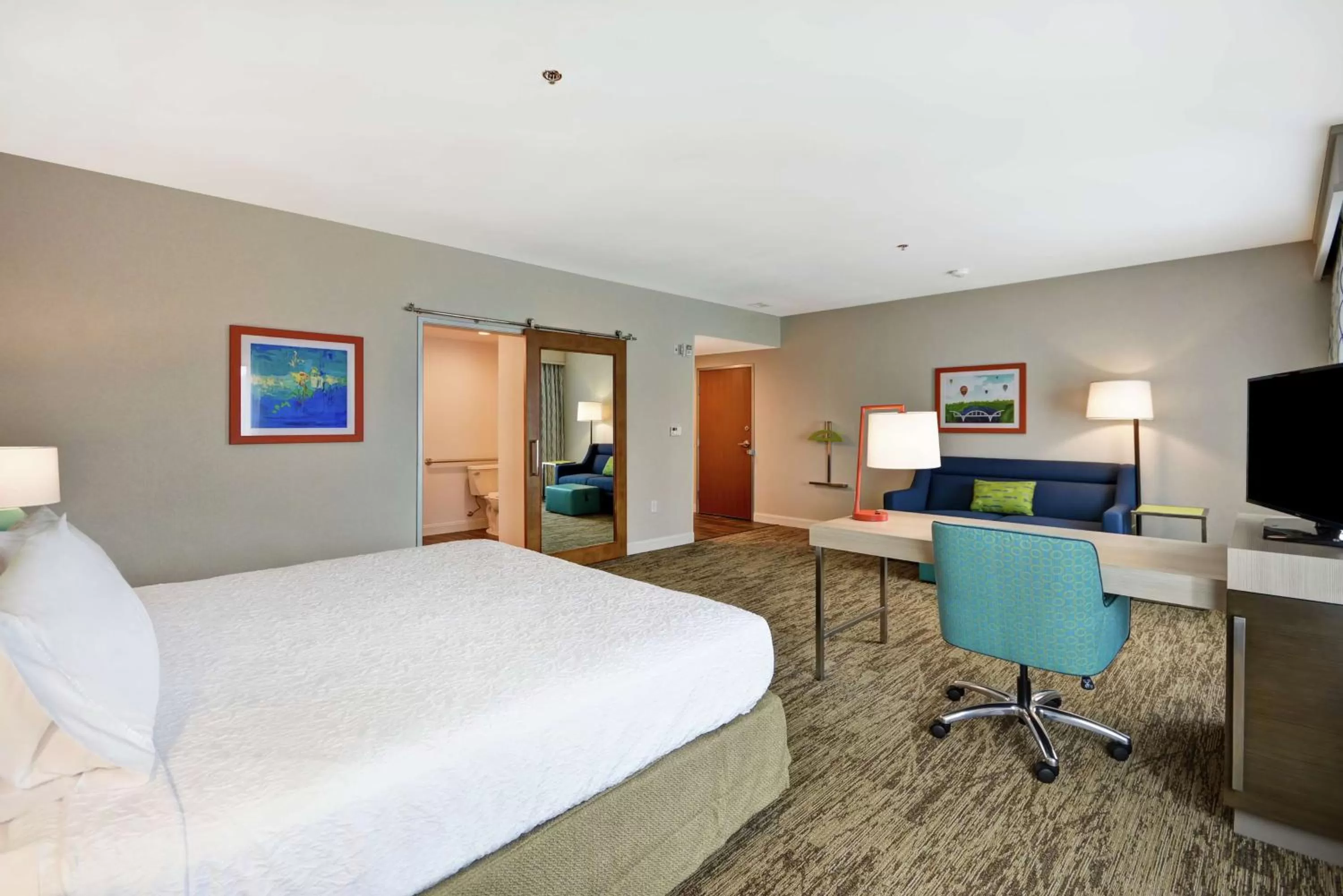 King Studio Suite - Non Smoking in Hampton Inn & Suites Grants Pass