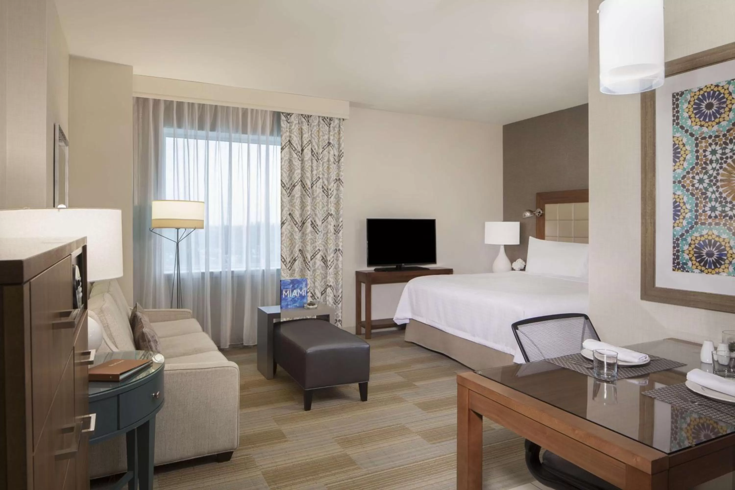 King Studio Suite - Non-Smoking in Homewood Suites by Hilton Miami Dolphin Mall