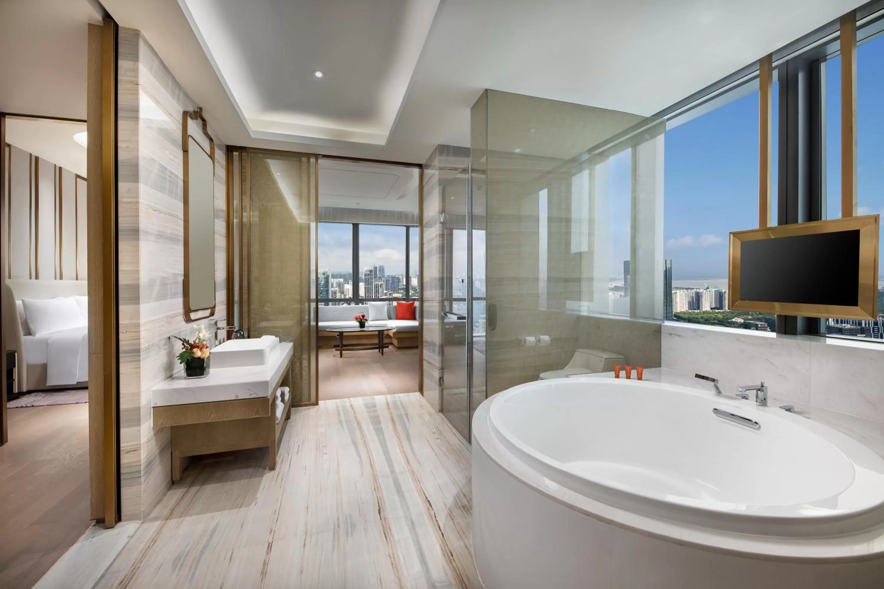 Presidential Suite with Lounge Access in Crowne Plaza Shenzhen Nanshan, an IHG Hotel