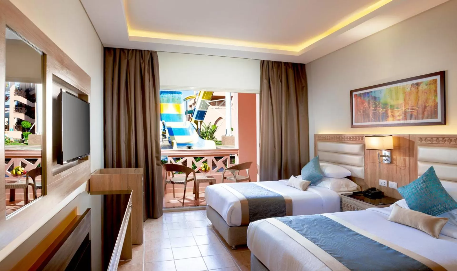 Double Room with Pool View in Pickalbatros Aqua Park Resort - Hurghada