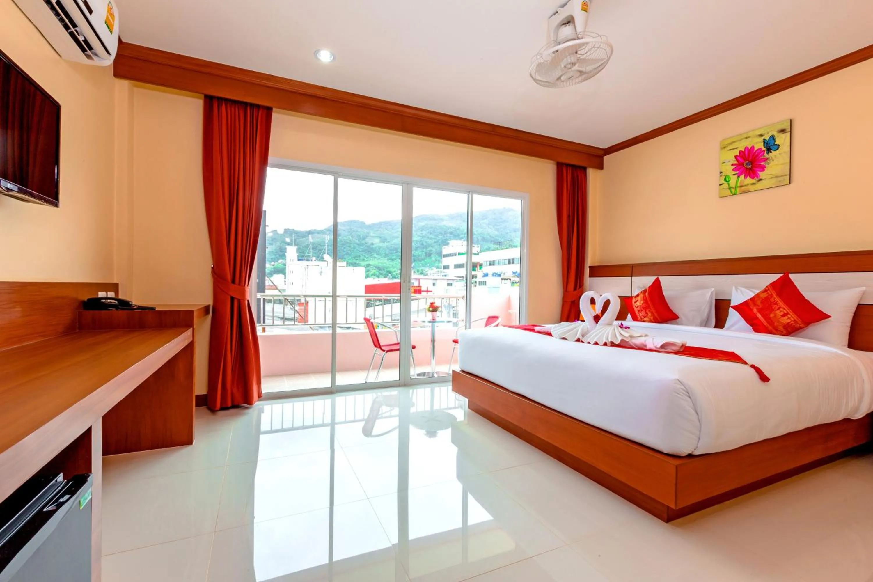 Superior Double Room with Balcony in Phusita Hotel - SHA Certified