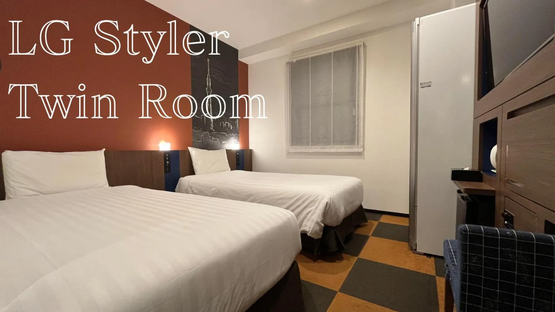 Twin Room - single occupancy - (LG Styler) - Non-Smoking in Henn na Hotel Tokyo Haneda