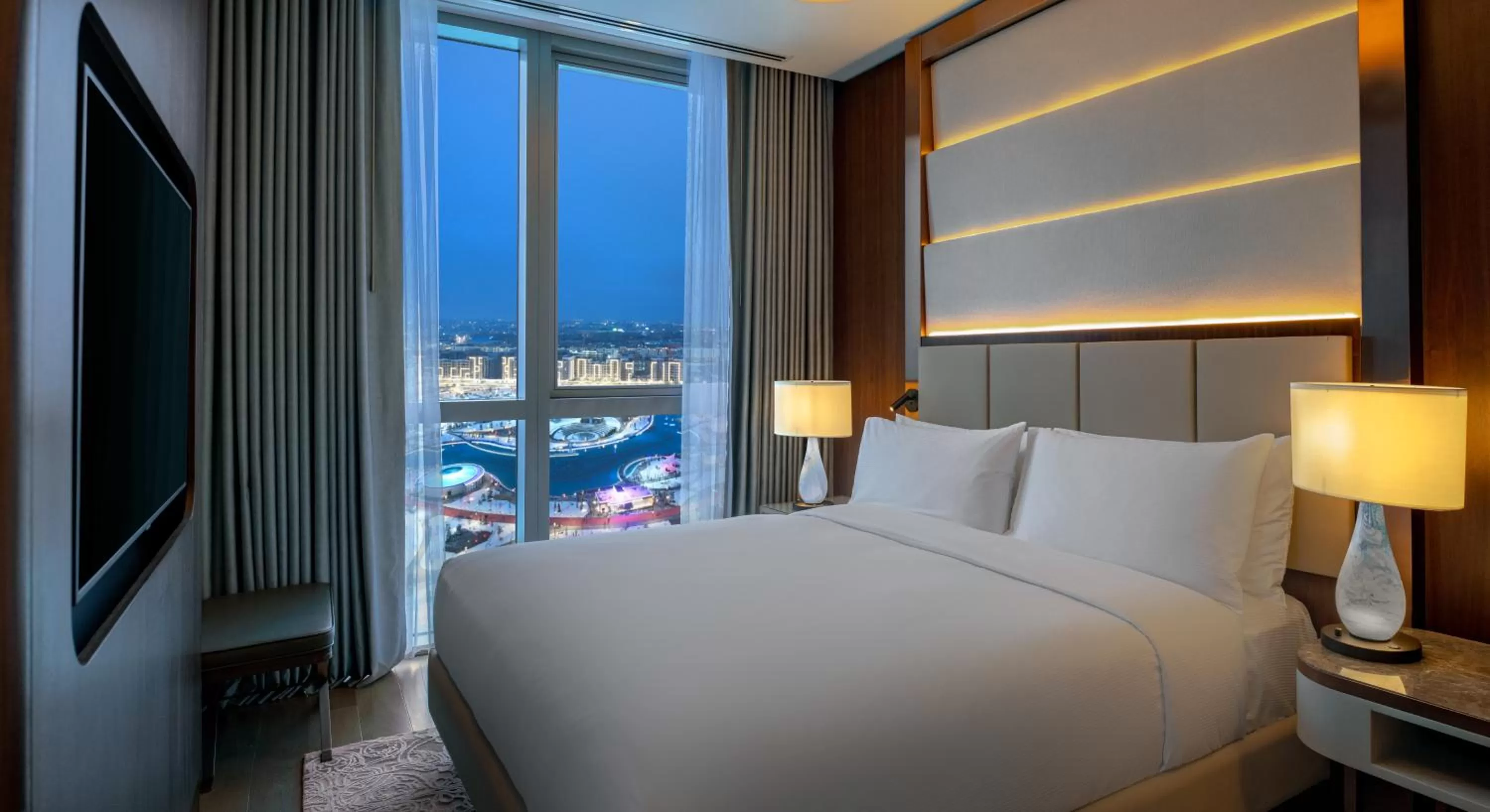 One-Bedroom Corner King Suite in Hilton Tashkent City