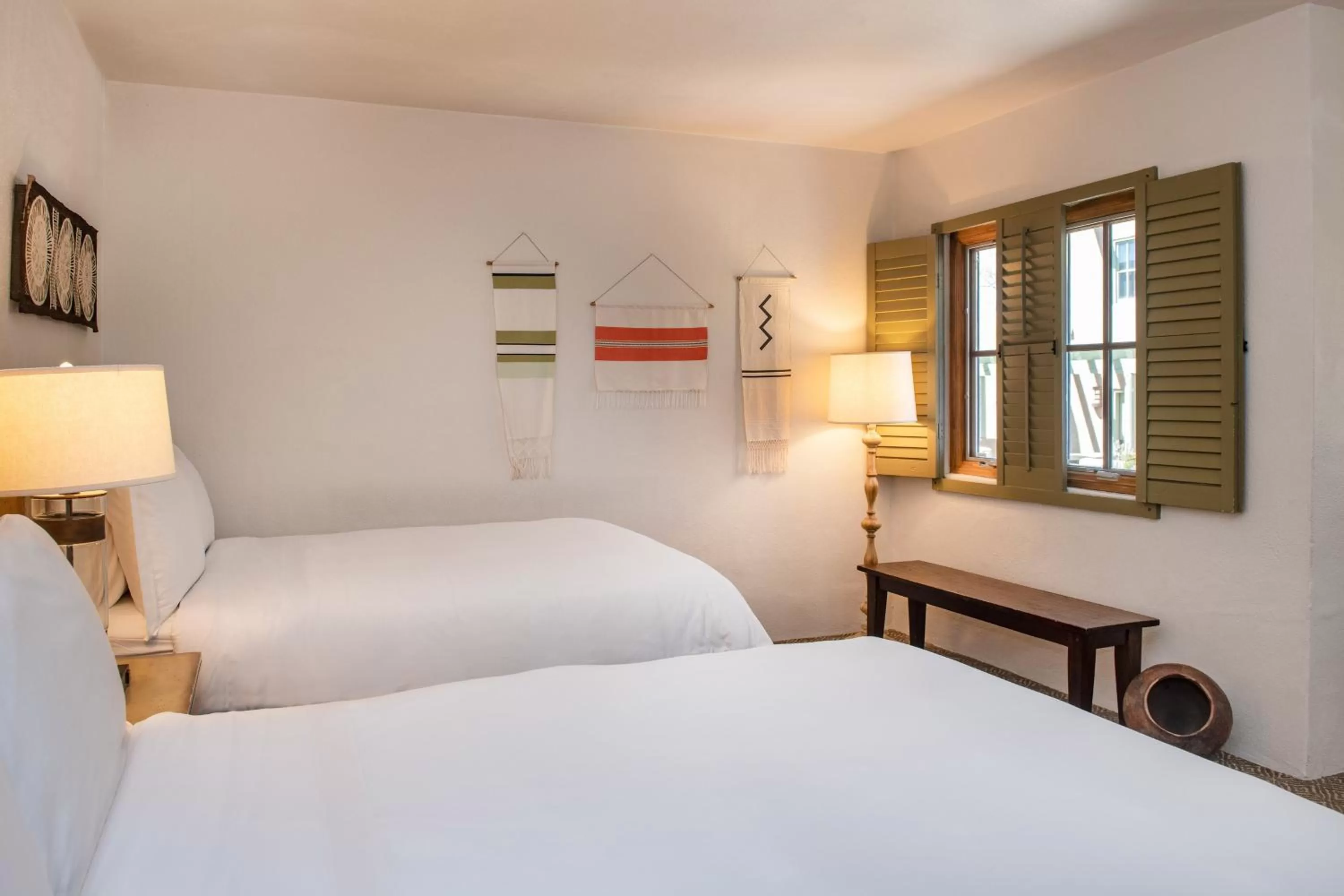 Deluxe Two Queen Beds with Fireplace in La Posada De Santa Fe, a Tribute Portfolio Resort & Spa