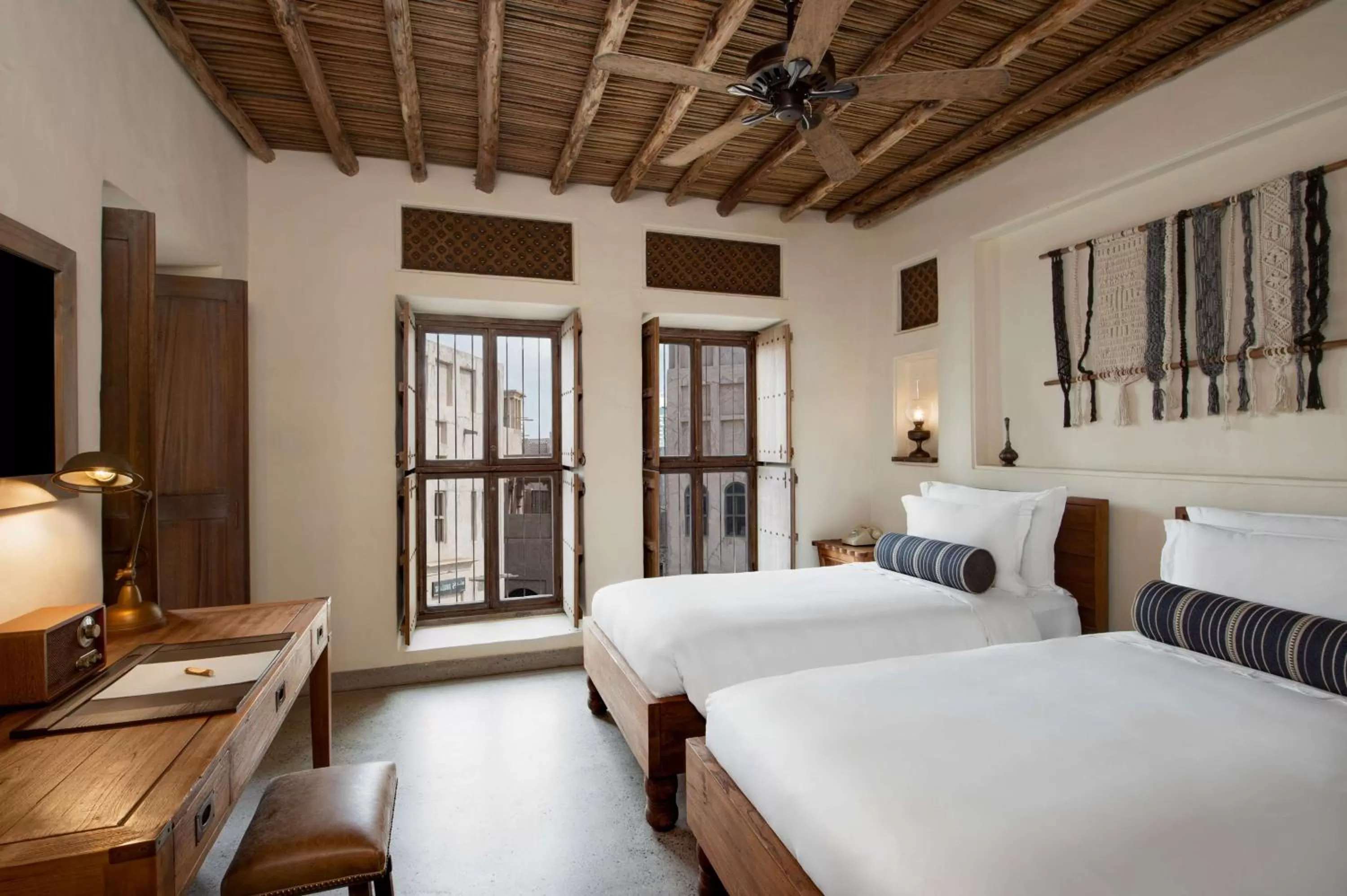 Twin Heritage Room With Souq View in Al Seef Heritage Hotel Dubai, Curio Collection by Hilton