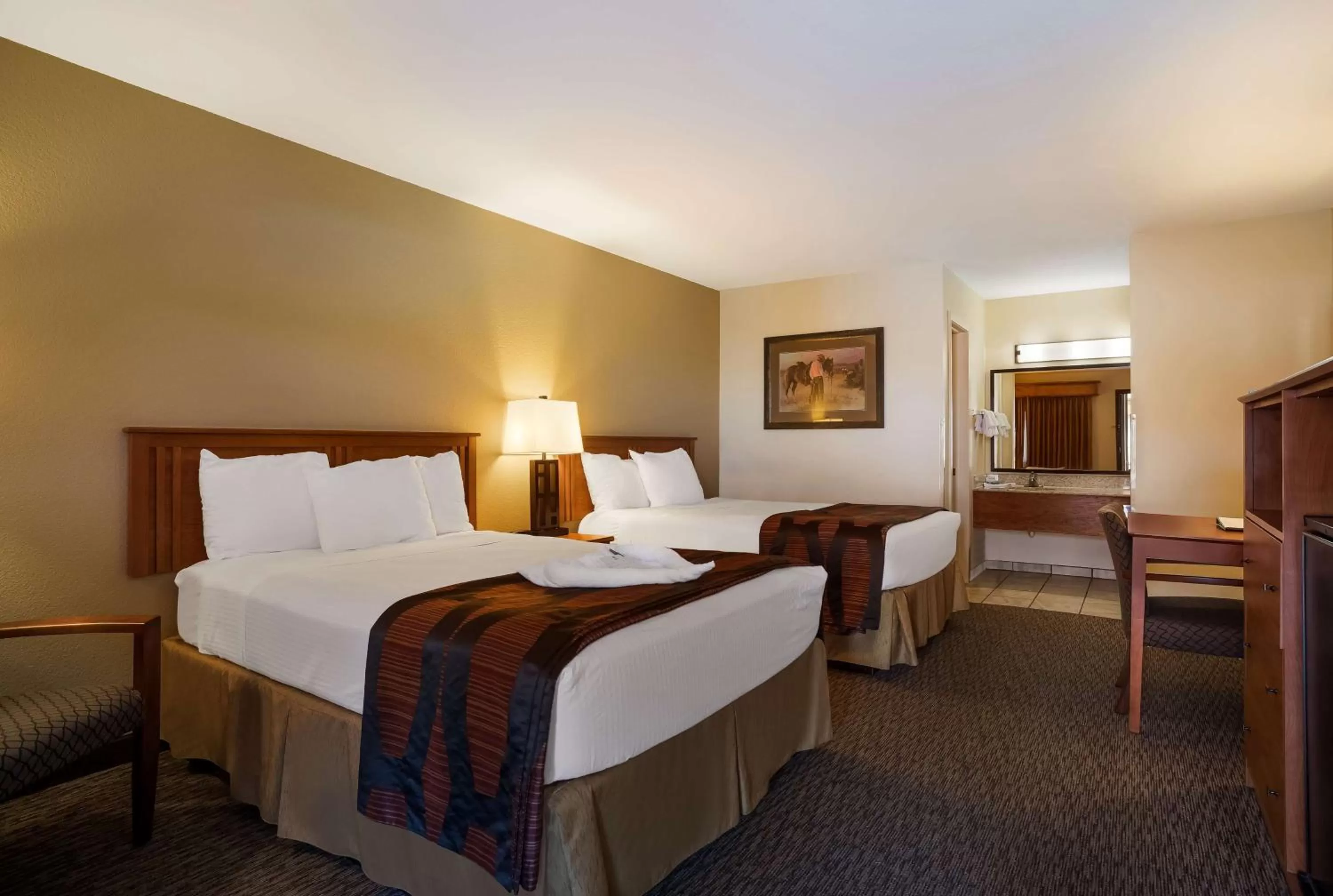 Double Room with Two Double Beds - Non-Smoking in Best Western Plains Motel