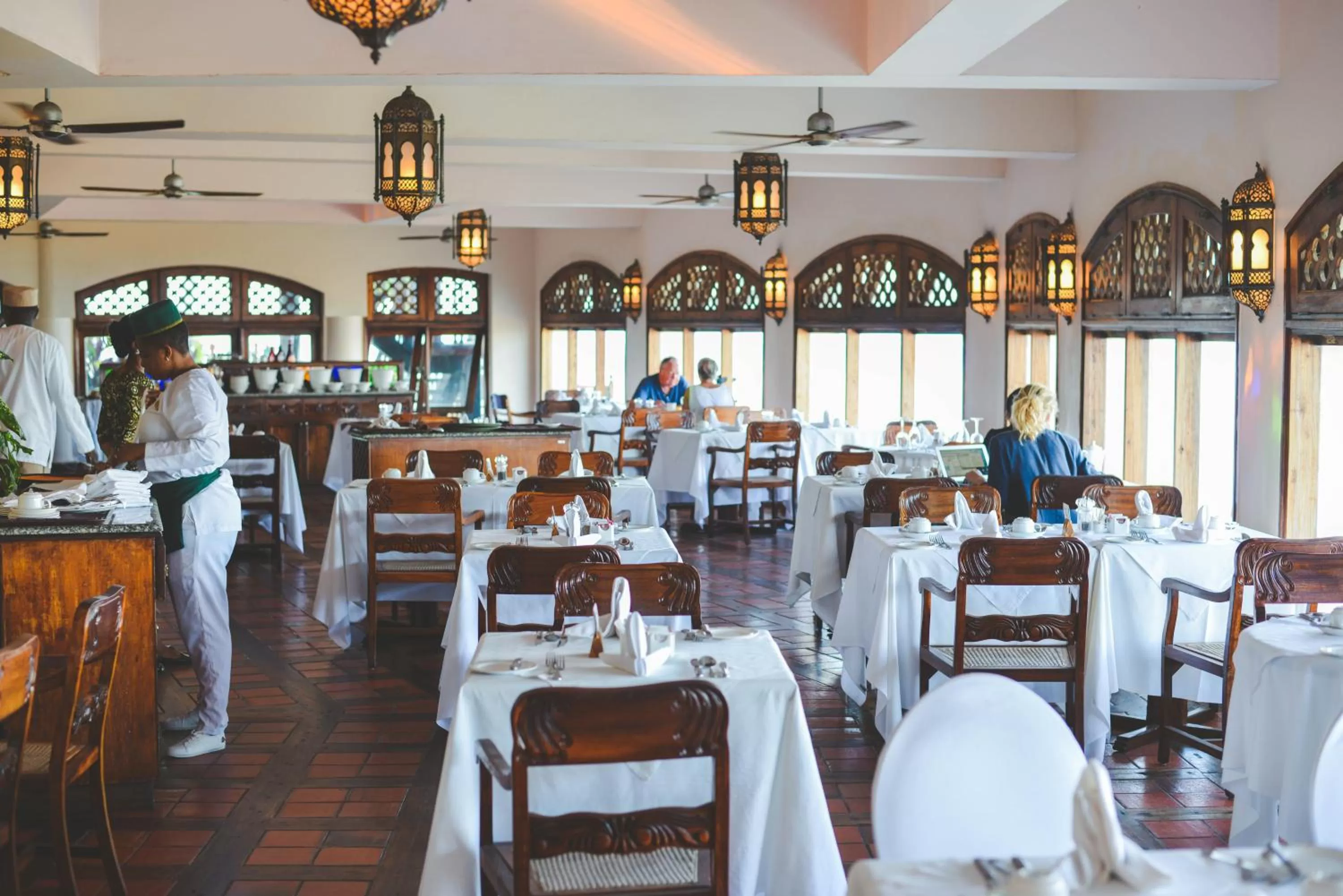 Breakfast in Zanzibar Serena Hotel