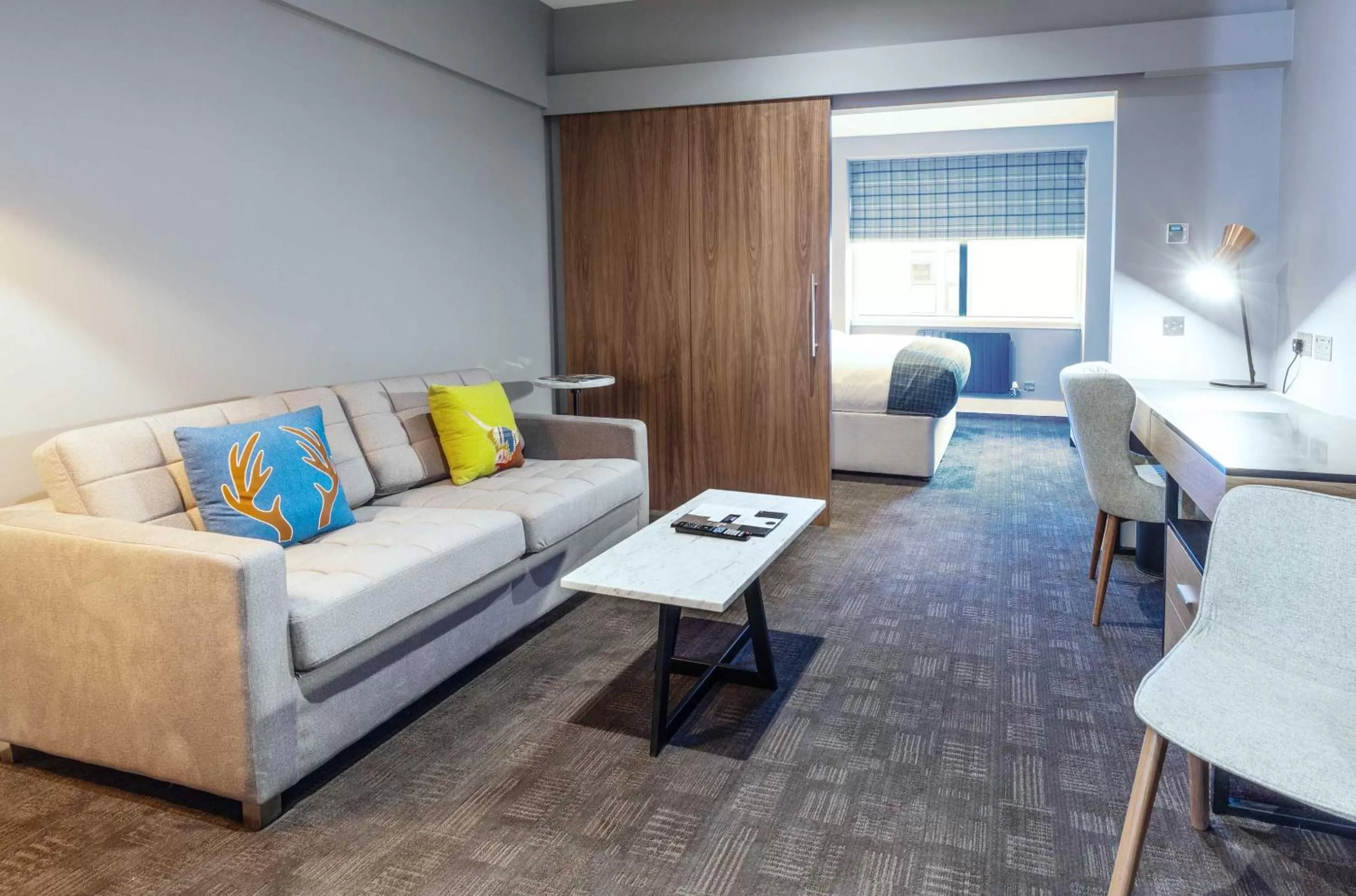 Deluxe Suite, 1 Bedroom, 1 King, Sofa Bed, Kitchenette in Sandman Signature Aberdeen Hotel & Spa