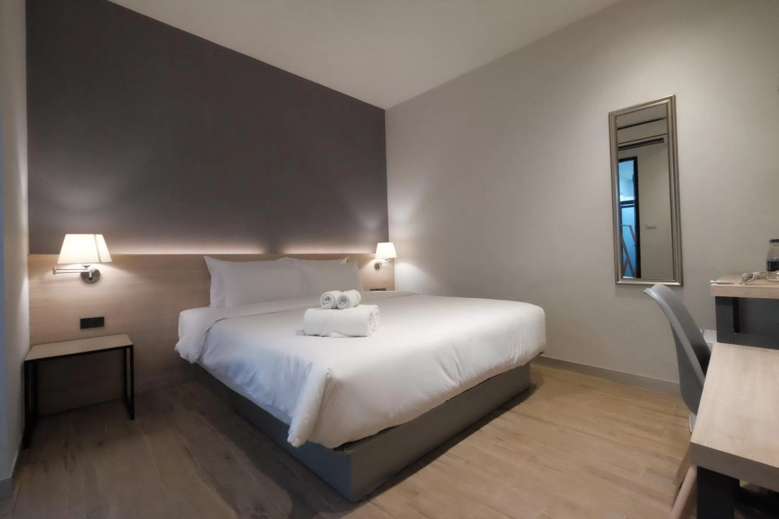 Double Room No Window (street side)  in i-river chiangmai