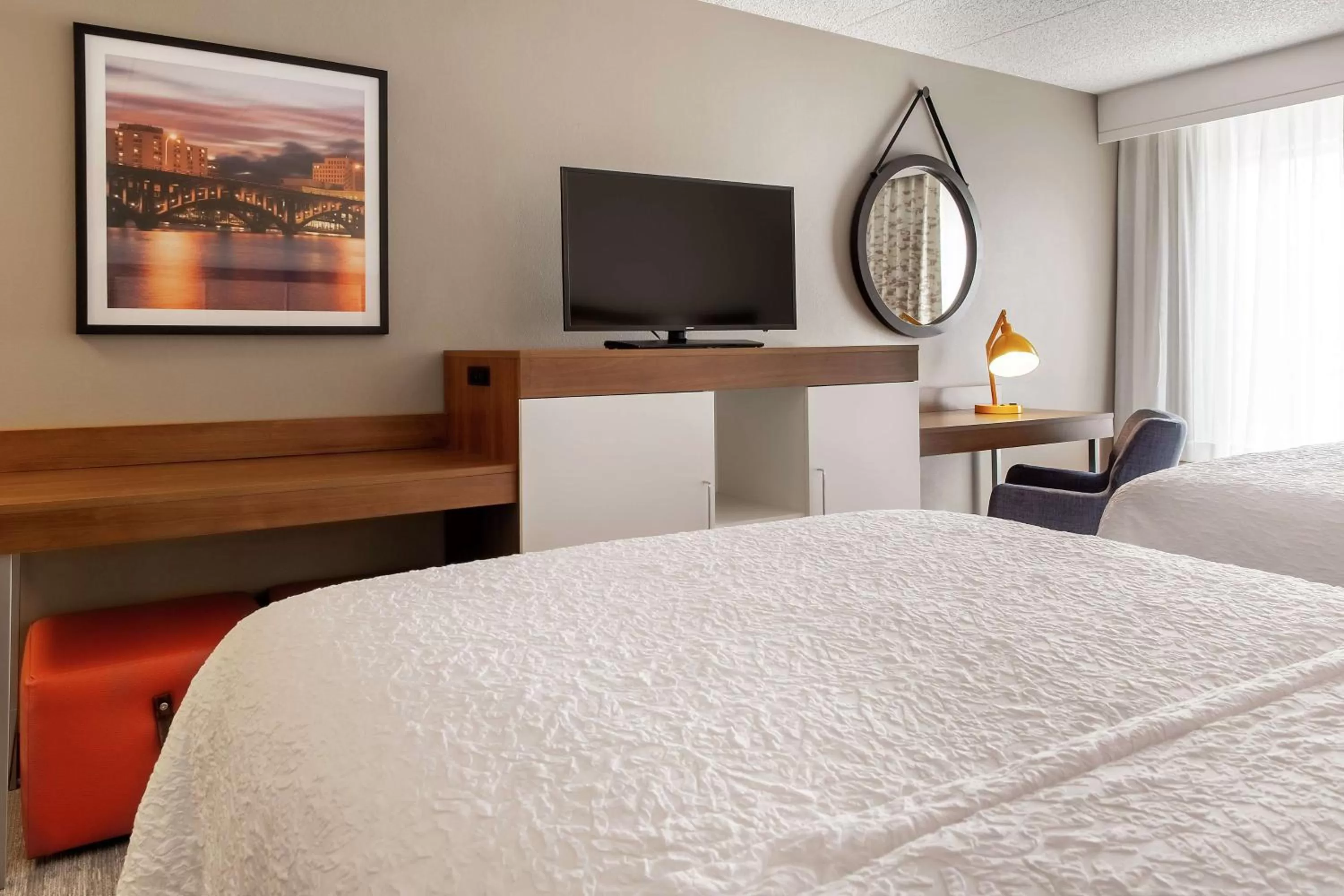 Double Room with Two Double Beds  - Hearing Accessible in Hampton Inn Rockford