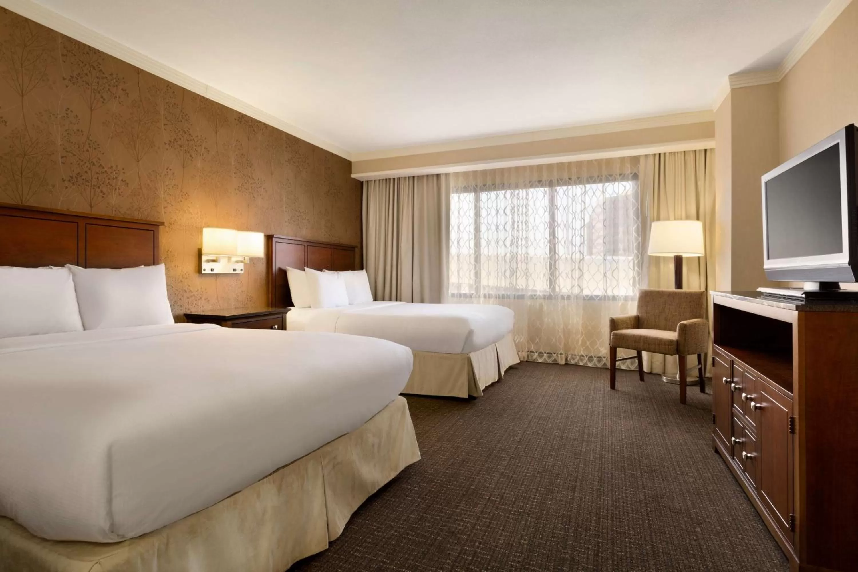 Two Room Suite with Two Queen Beds - Hearing Access in Embassy Suites by Hilton Austin Downtown South Congress