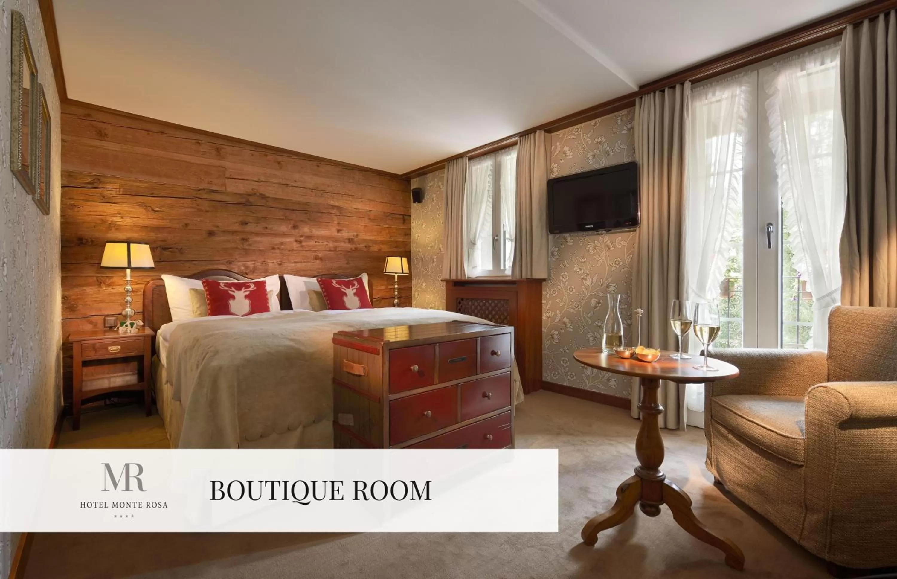 Boutique Double or Twin Room in Monte Rosa Boutique Hotel