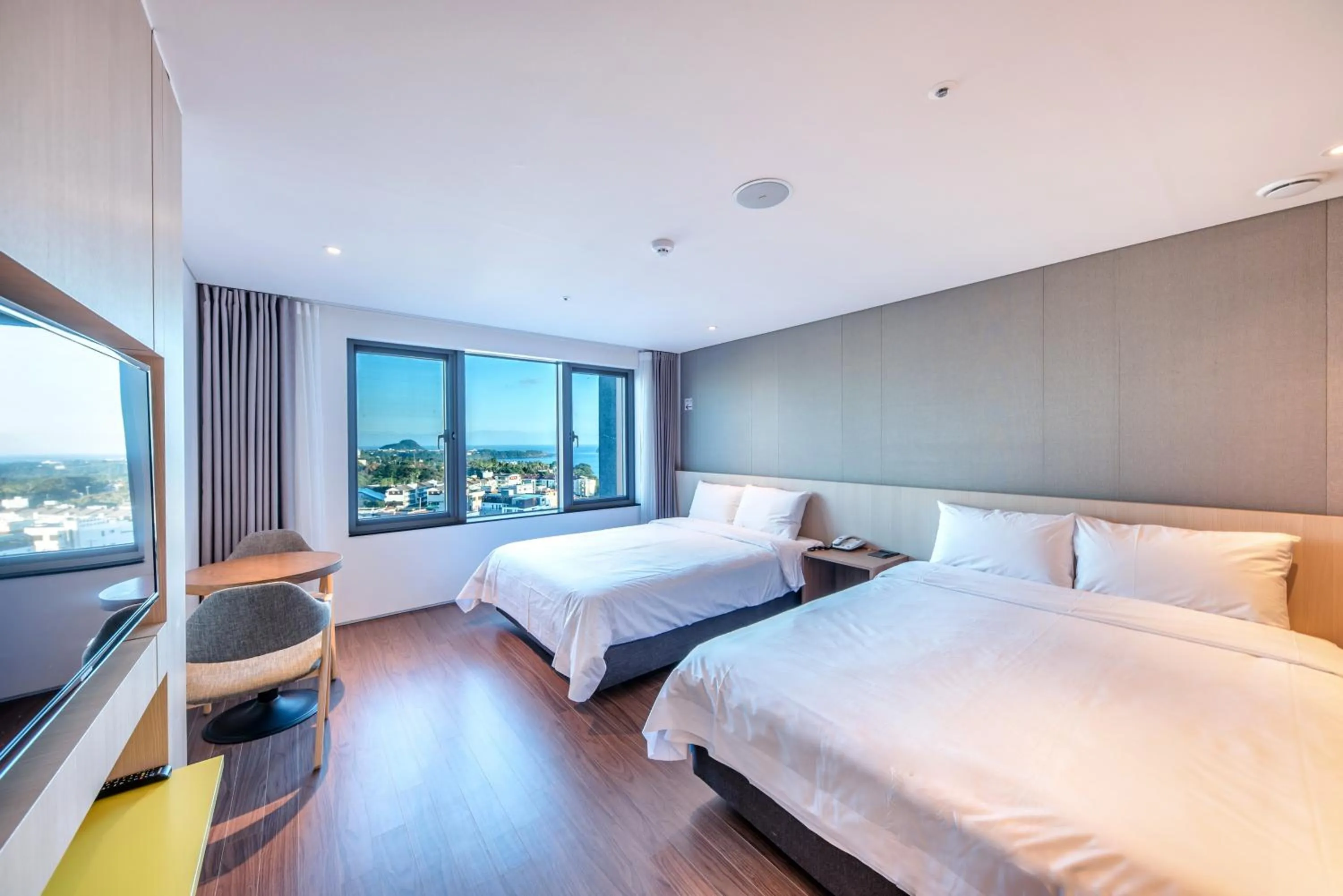 Premier Twin Room with Ocean View in The First70 Hotel