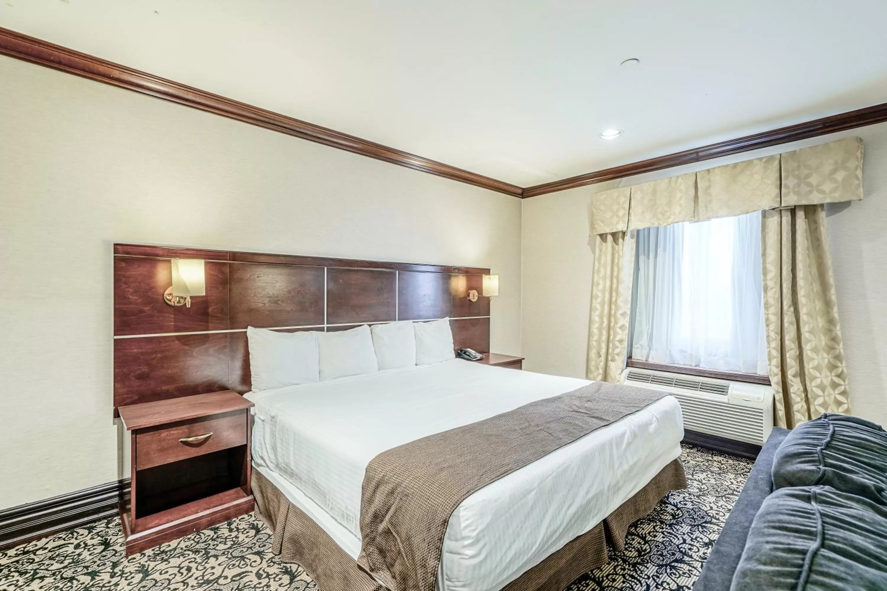 Premium Suite 1 King Bed with Jetted Tub  in Woodbine Hotel & Suites