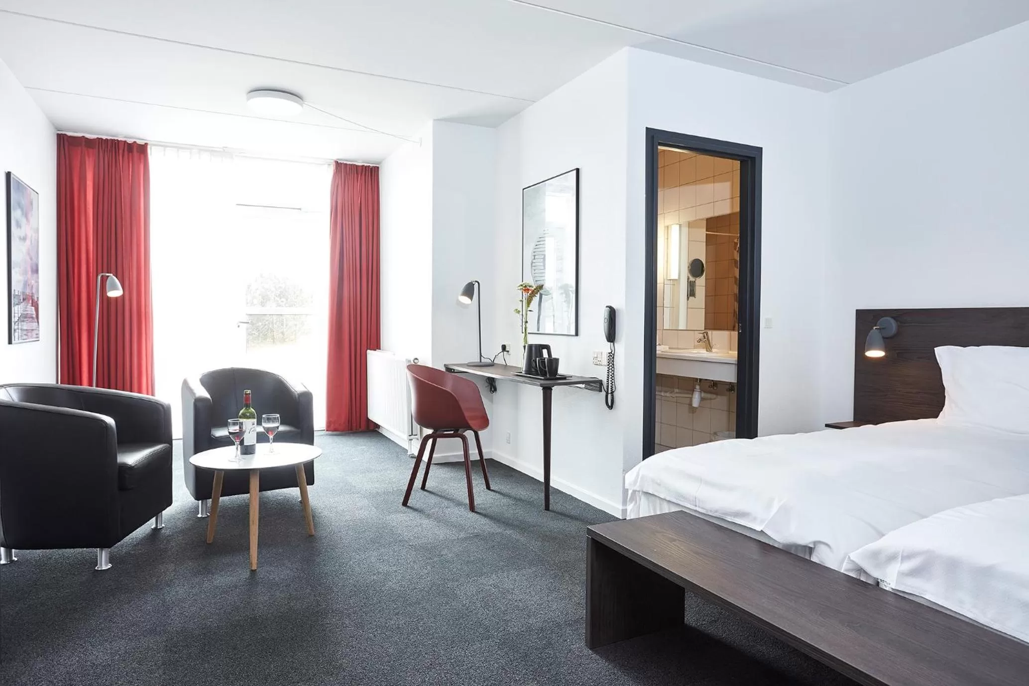 Double Room with Private Terrace - single occupancy - Ground Floor in Skaga Hotel