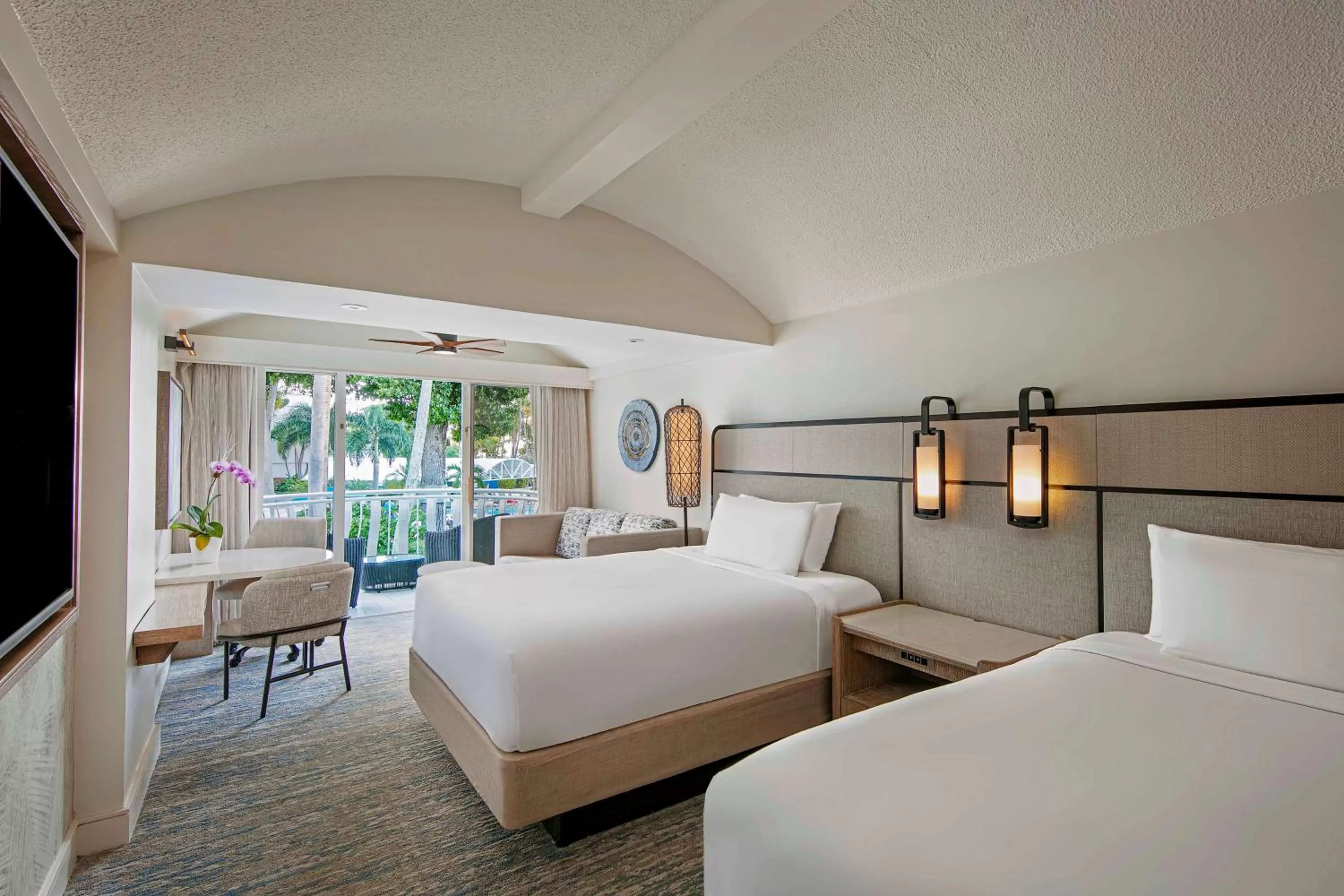 Two Queens with Garden View in The Royal Sonesta San Juan