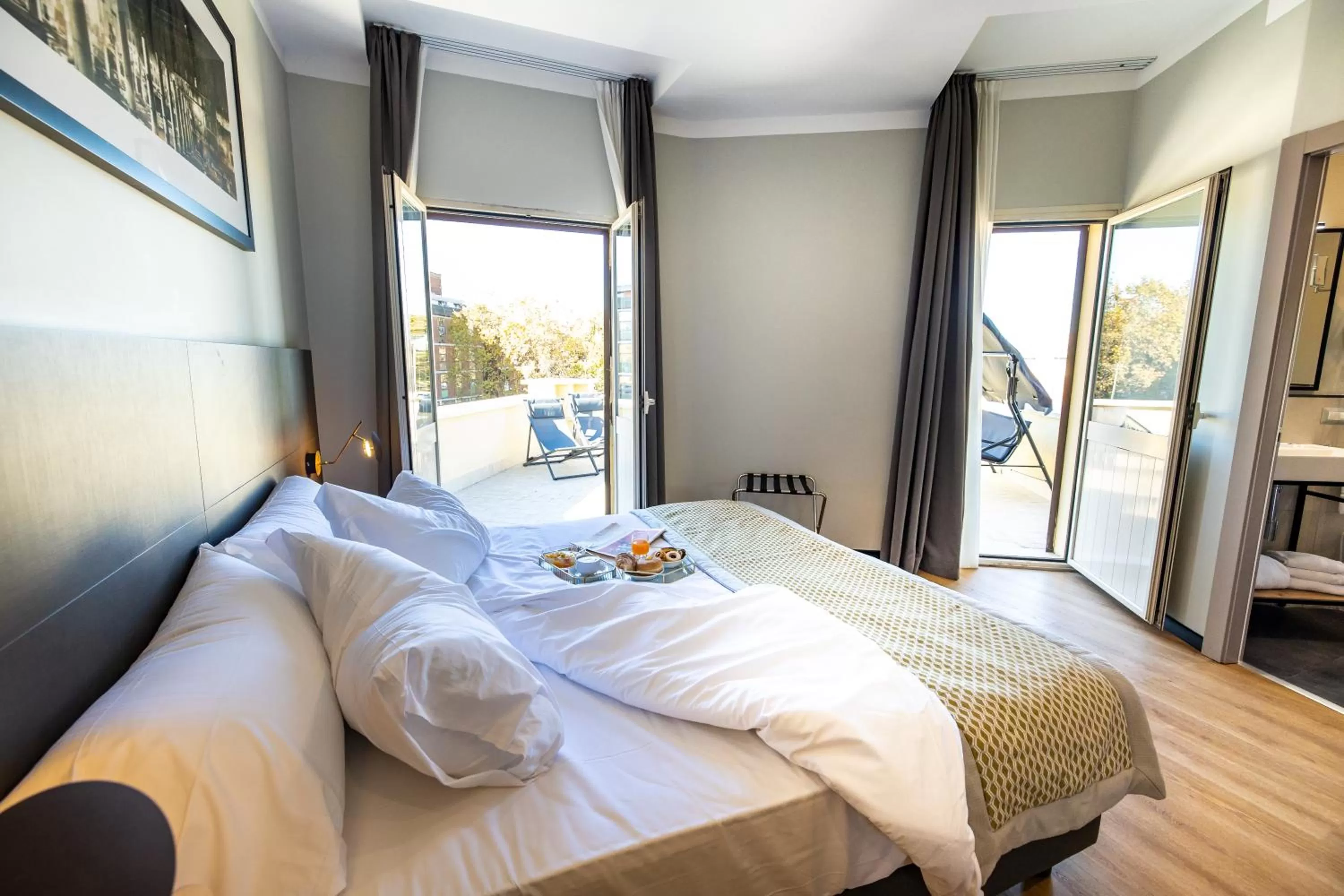 Deluxe Triple Room with Terrace in The Cross Hotel
