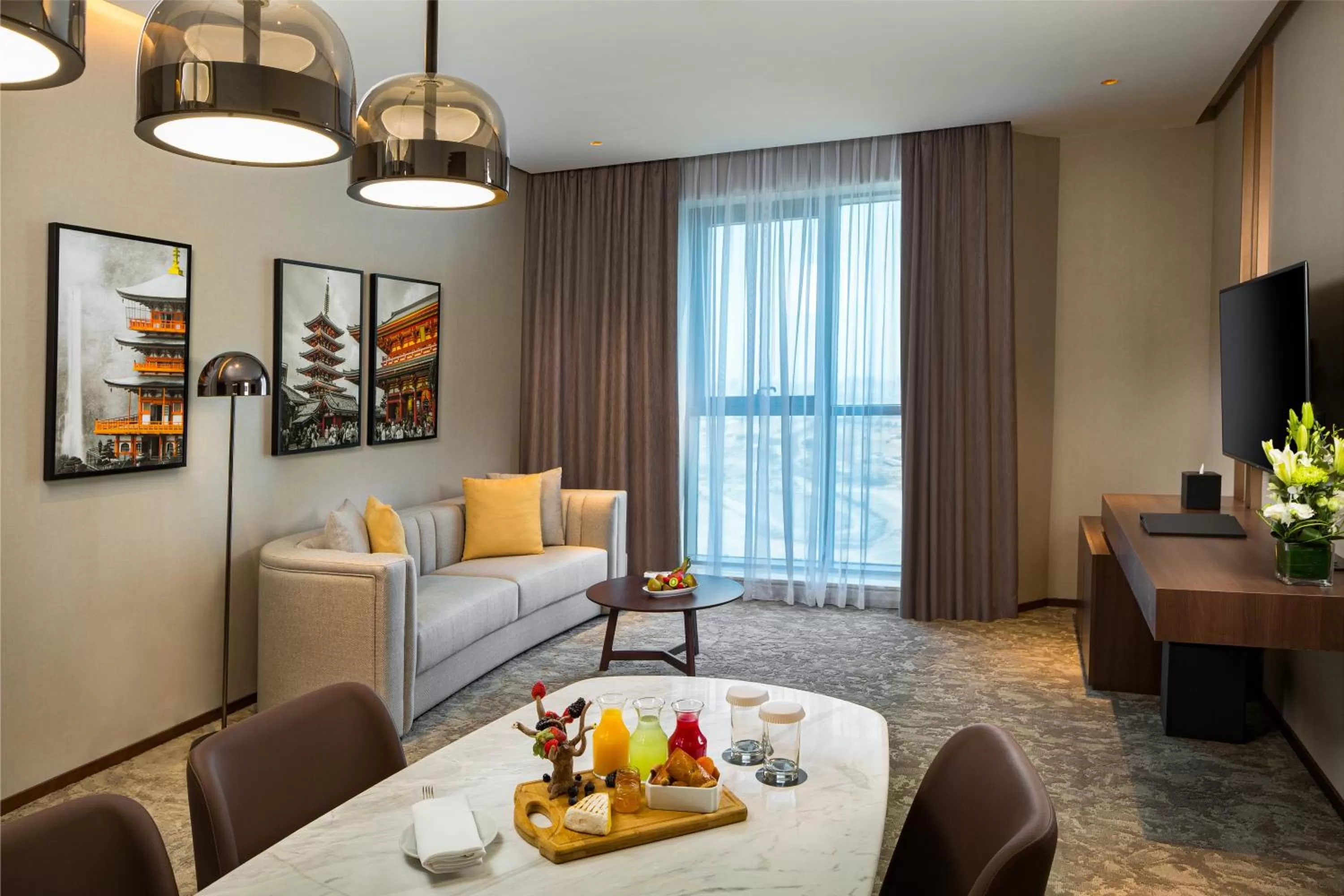 Deluxe Sky One Bedroom Suite with Club Access in Millennium Place Barsha Heights Hotel