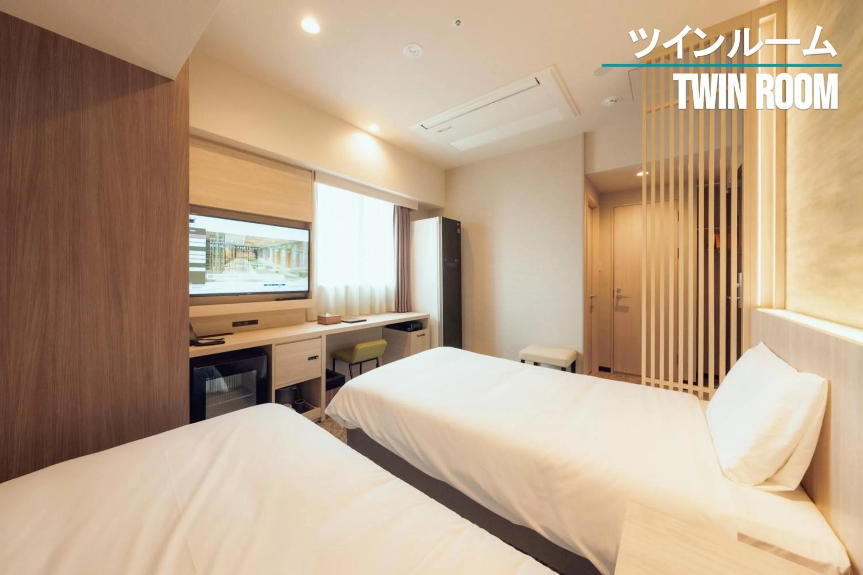 Standard Twin Room - single occupancy in Henn na Hotel Sendai Kokubuncho