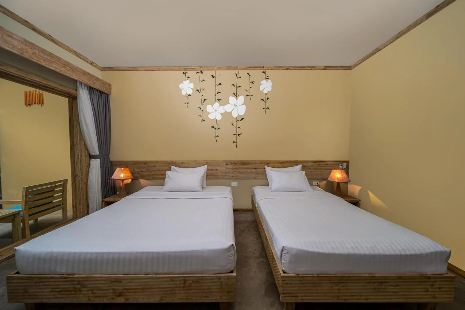 Deluxe Twin Room with Garden View in Lahana Resort Phu Quoc & Spa