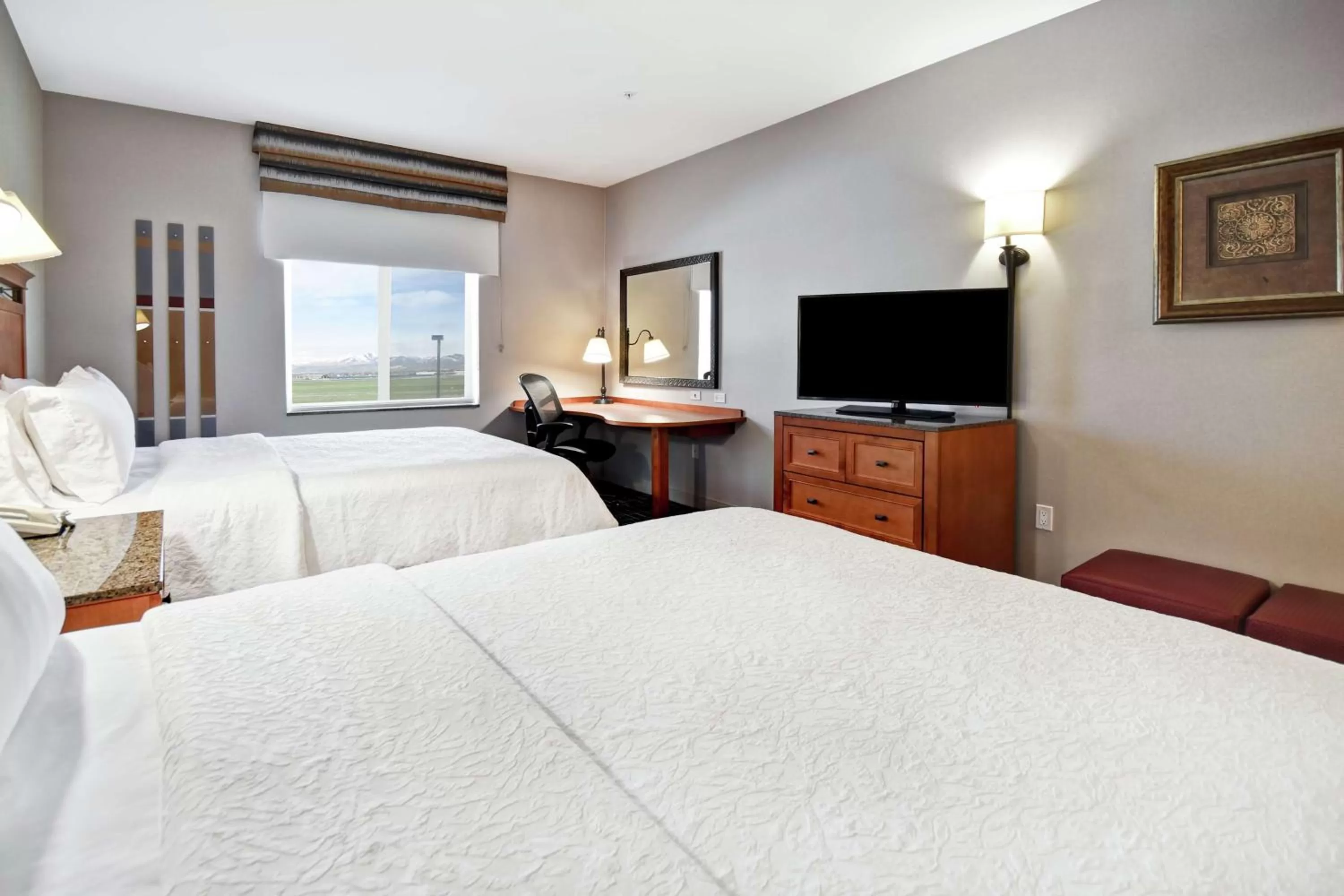 Room with Two Queen Beds - Non-Smoking in Hampton Inn & Suites Salt Lake City-West Jordan