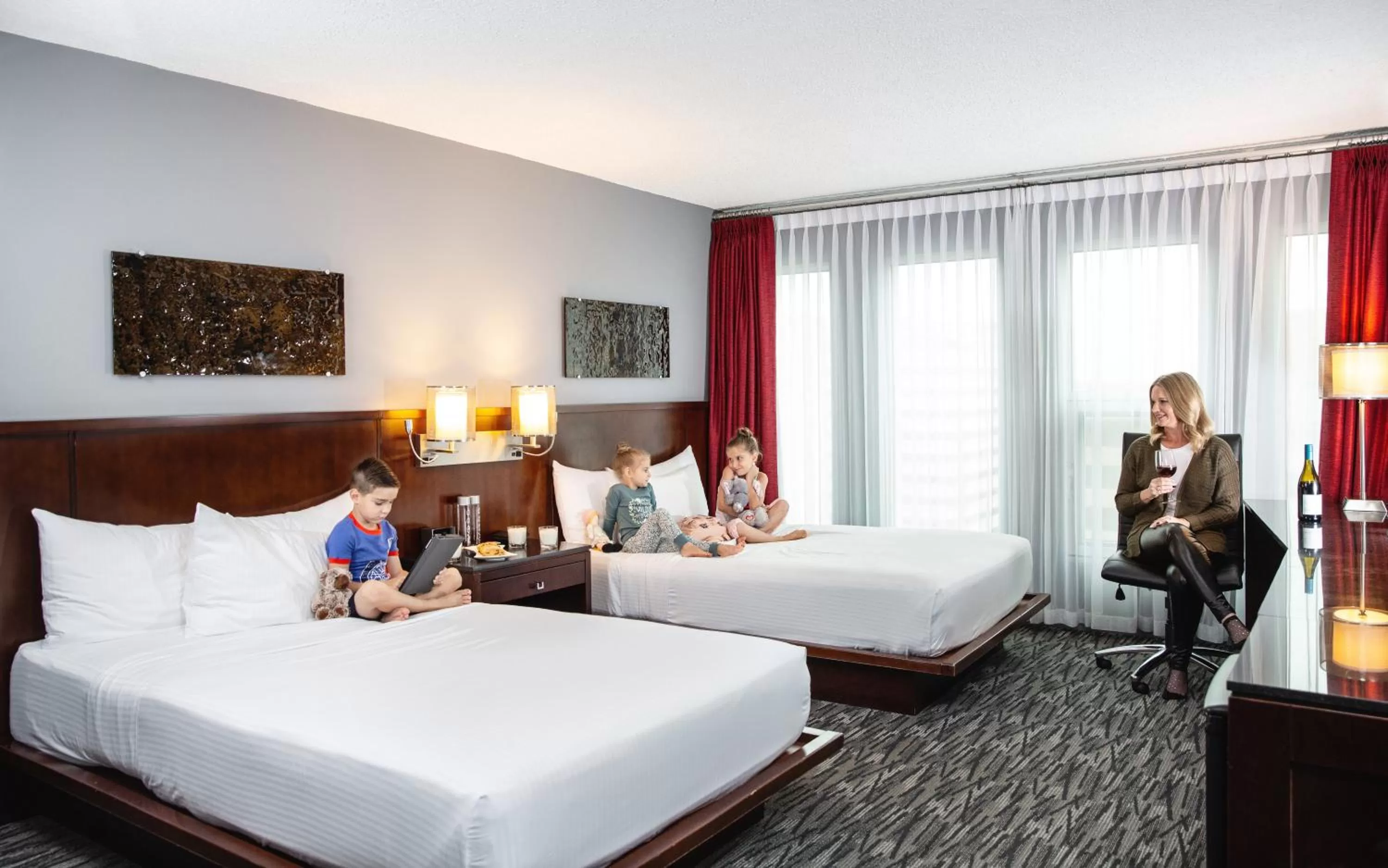 Double Room with Two Double Beds in Matrix Hotel