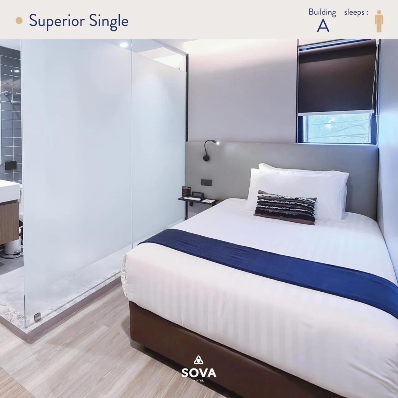 Superior Single Room - single occupancy in SOVA Hotel Bangkok