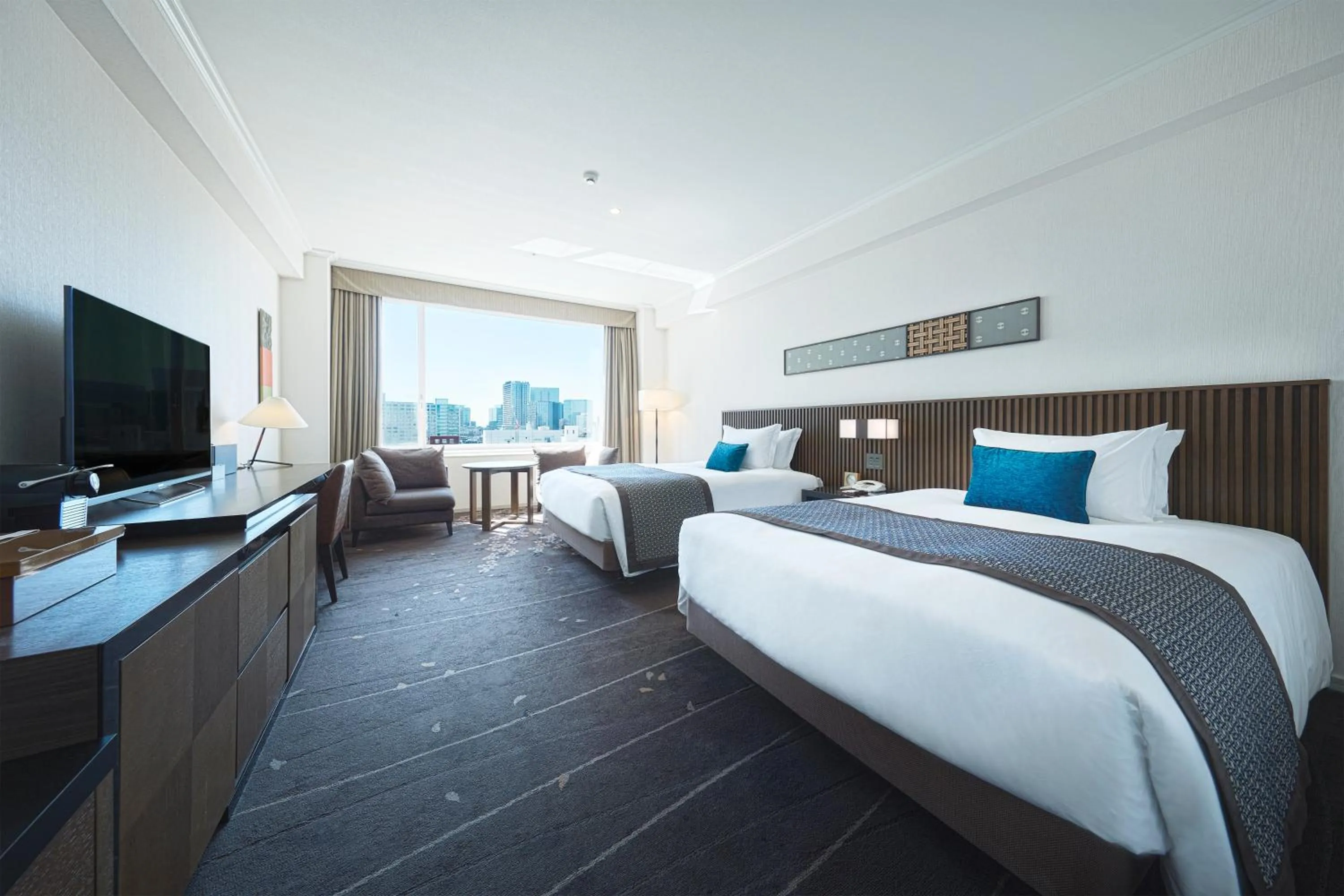 Executive Twin (Non-Smoking) with Lounge Access and Lounge Breakfast Included + Sauna Access - single occupancy in The Prince Sakura Tower Tokyo, Autograph Collection