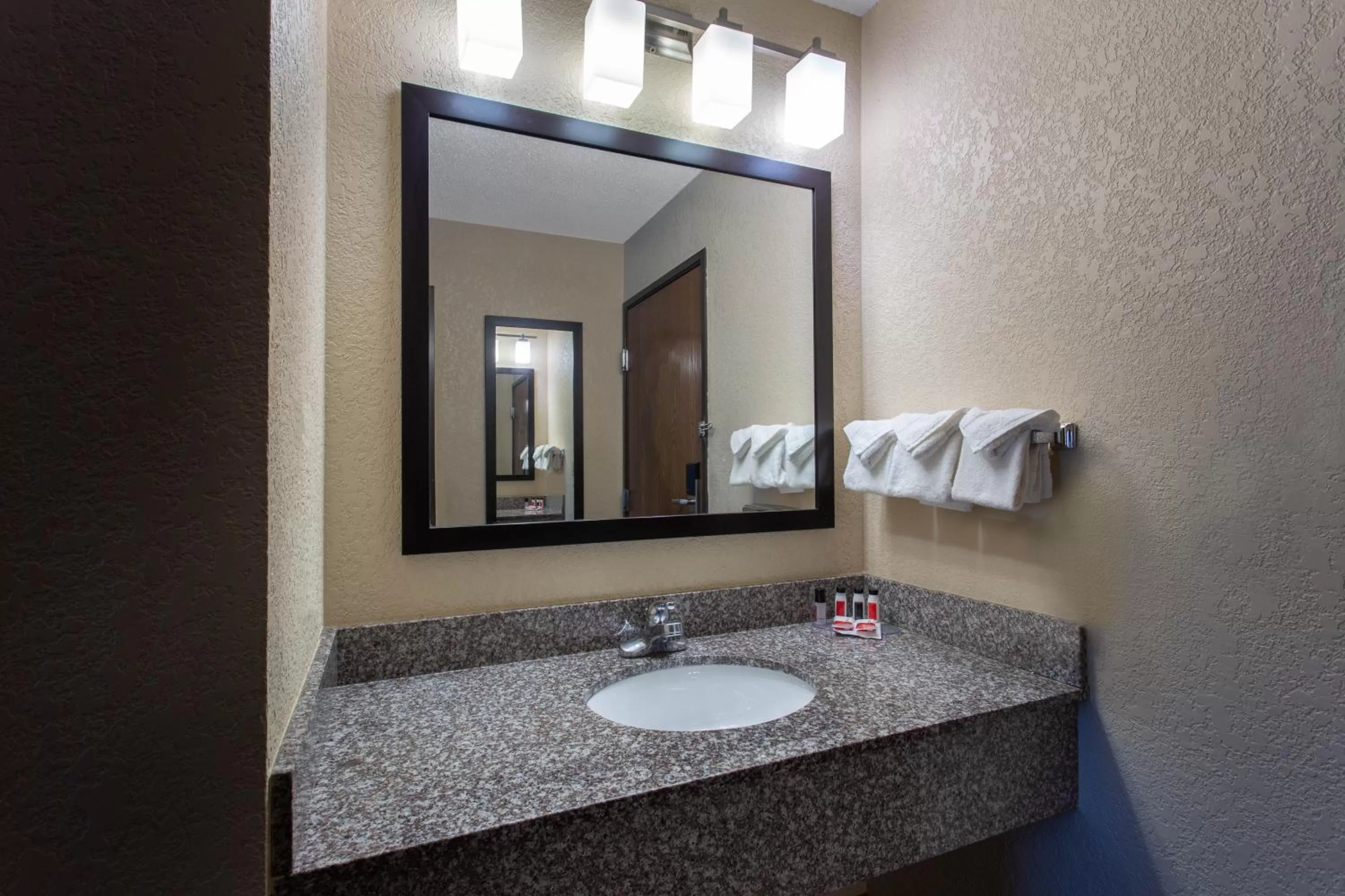 Two-Room King Suite with kitchenette in Ramada by Wyndham Glendale Heights/Lombard