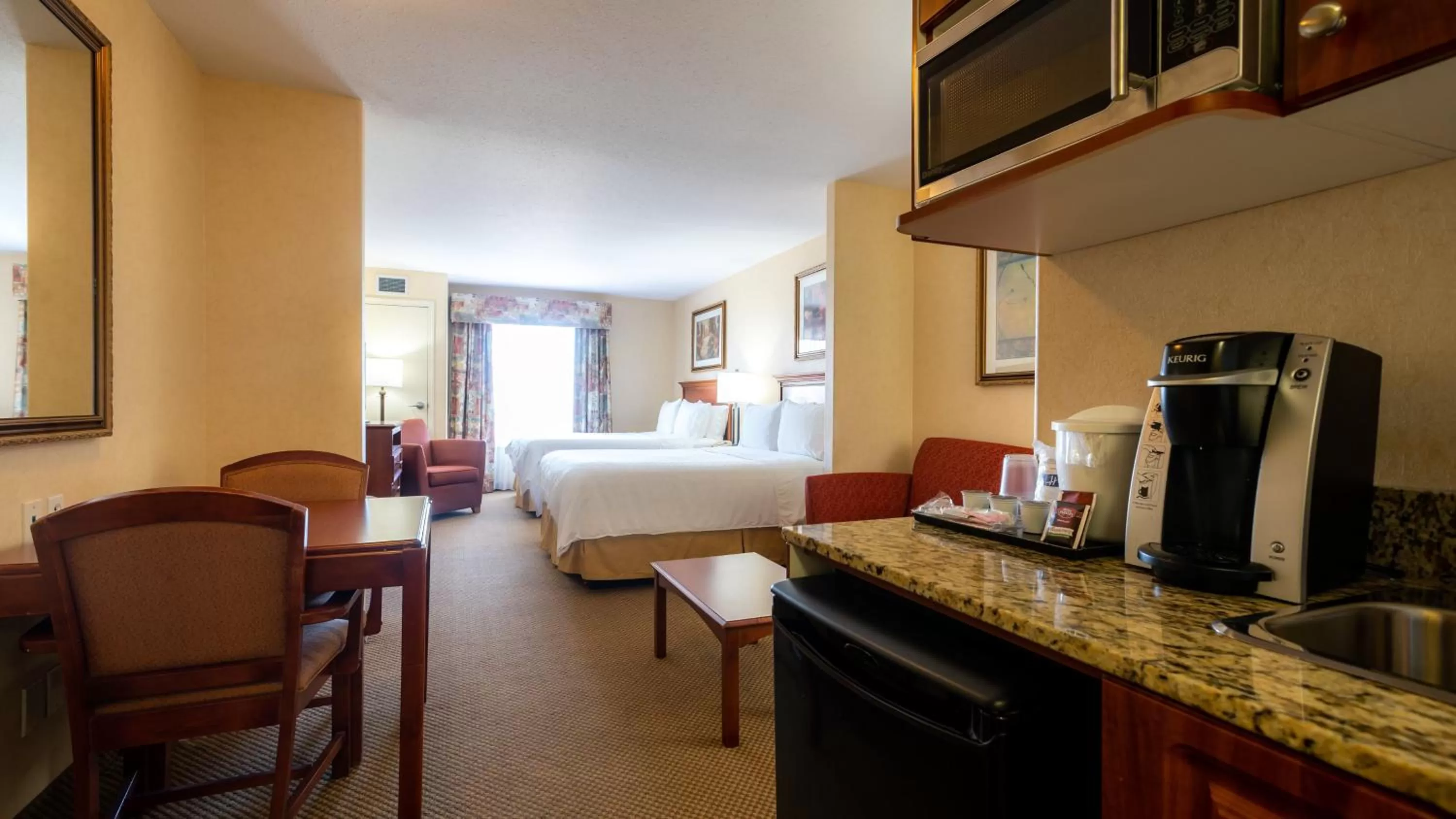 Queen Suite with Two Queen Beds in Holiday Inn Express Hotel & Suites - Edmonton International Airport by IHG