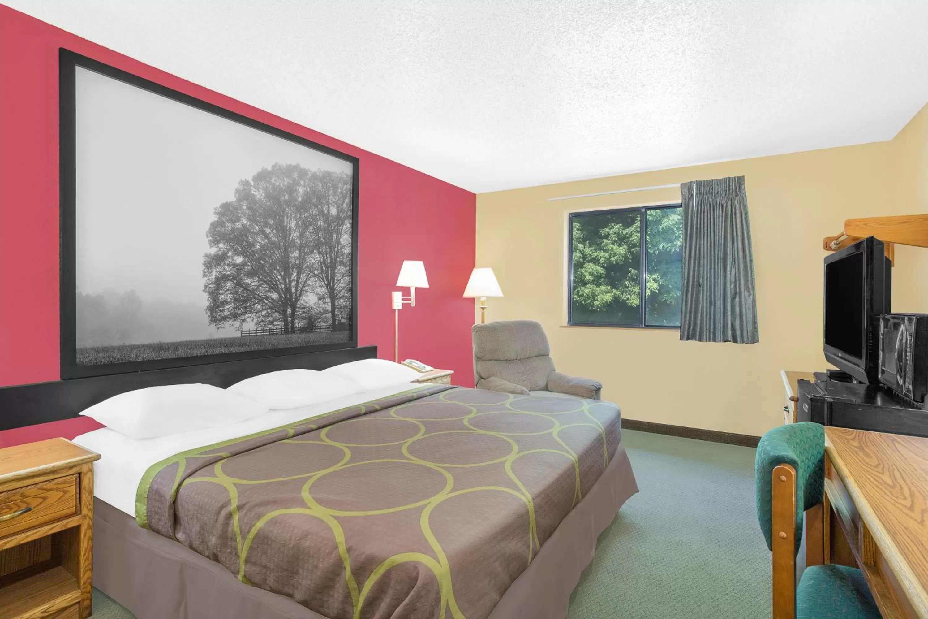 Standard King Room - Smoking in Super 8 by Wyndham Roanoke VA